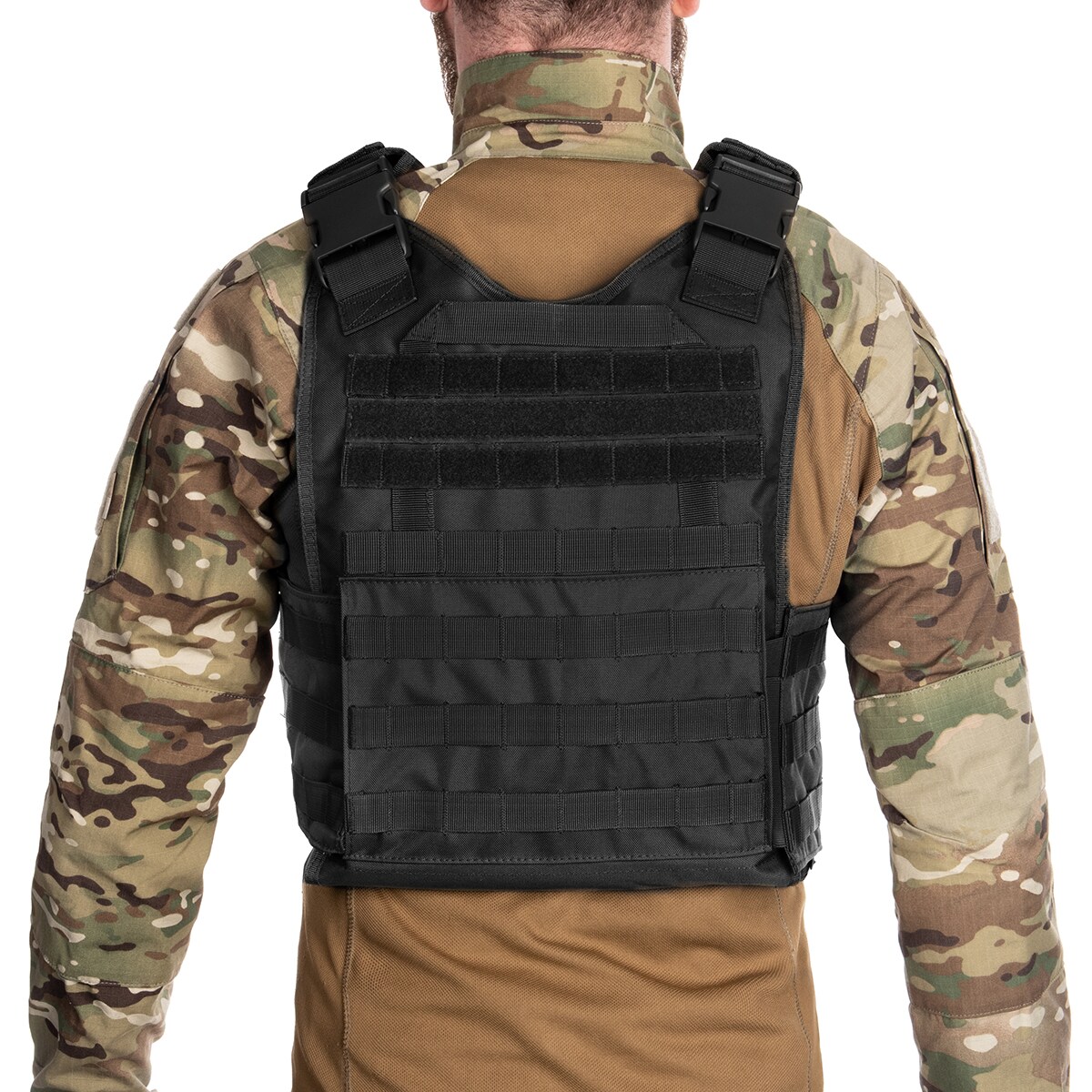 Vestă tactică Mil-Tec Plate Carrier Vest - Black