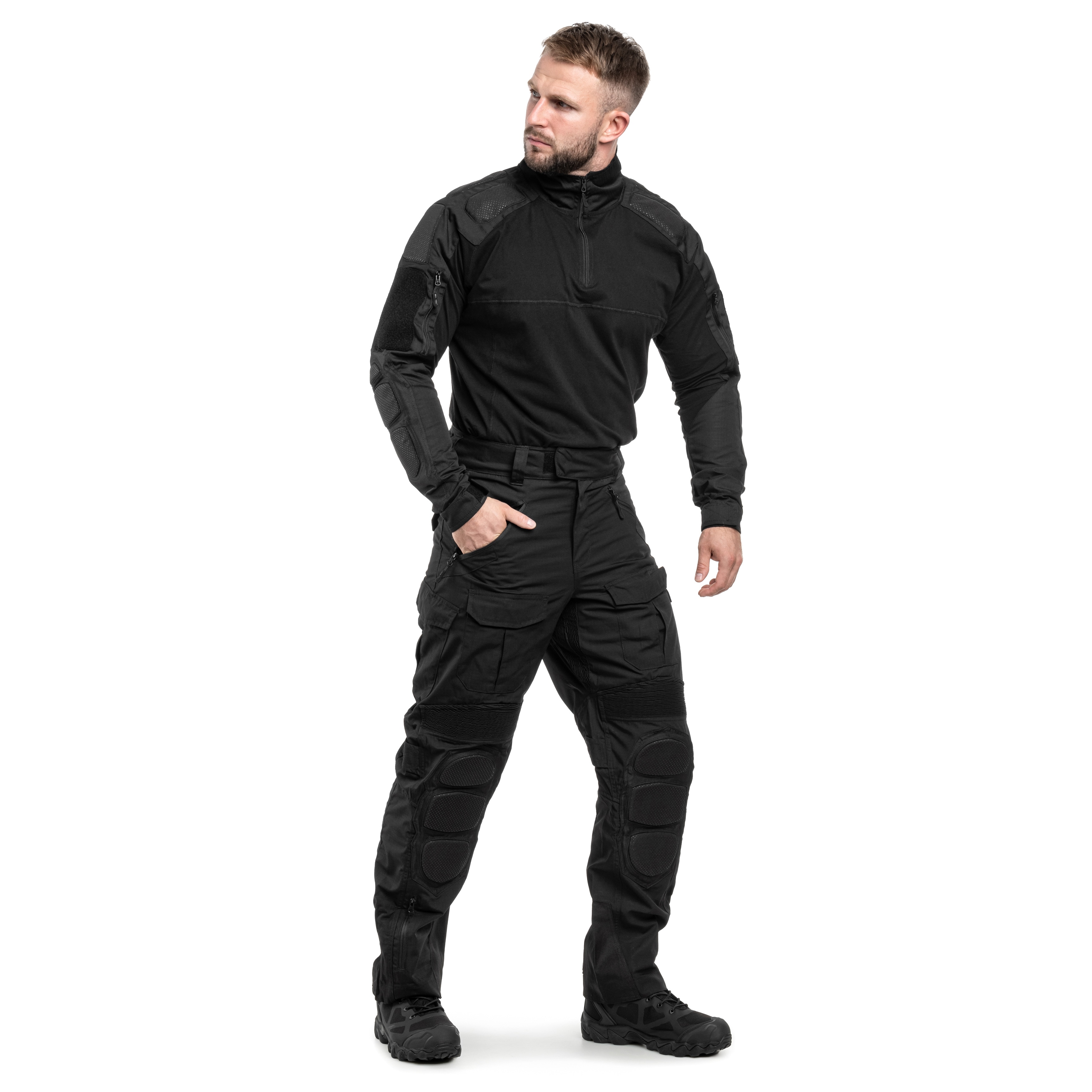 Bluză Mil-Tec Combat Shirt Chimera - Black