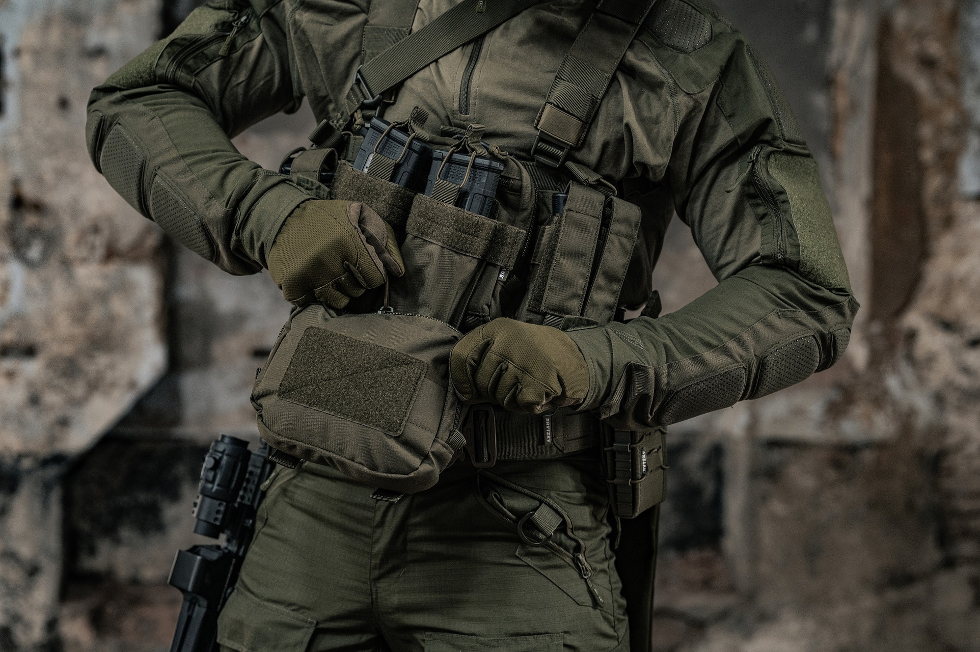 Bluză Mil-Tec Combat Shirt Chimera - Olive