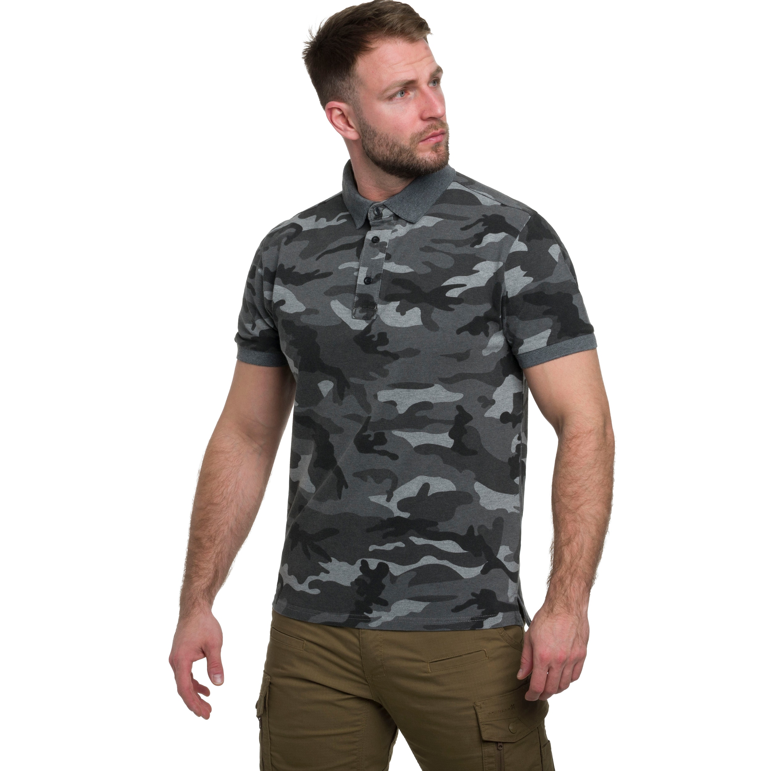 Tricou polo Mil-Tec Prewash - Urban