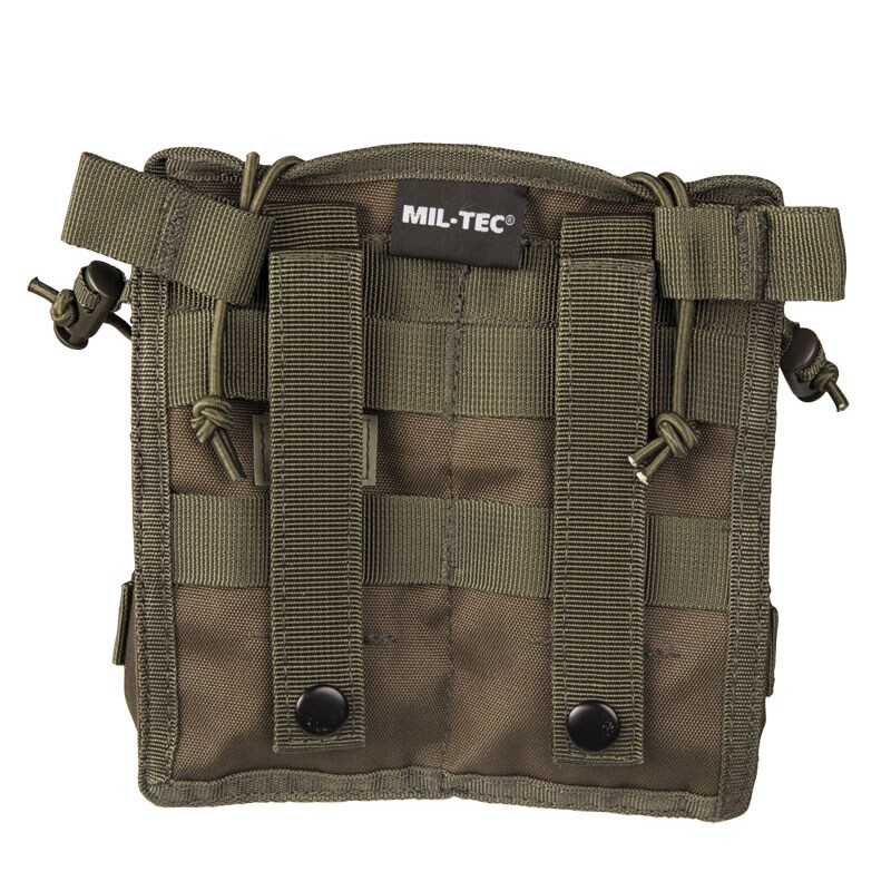 Husă Mil-Tec Open Top Double Magazine Pouch pentru 2 încărcătoare - Olive