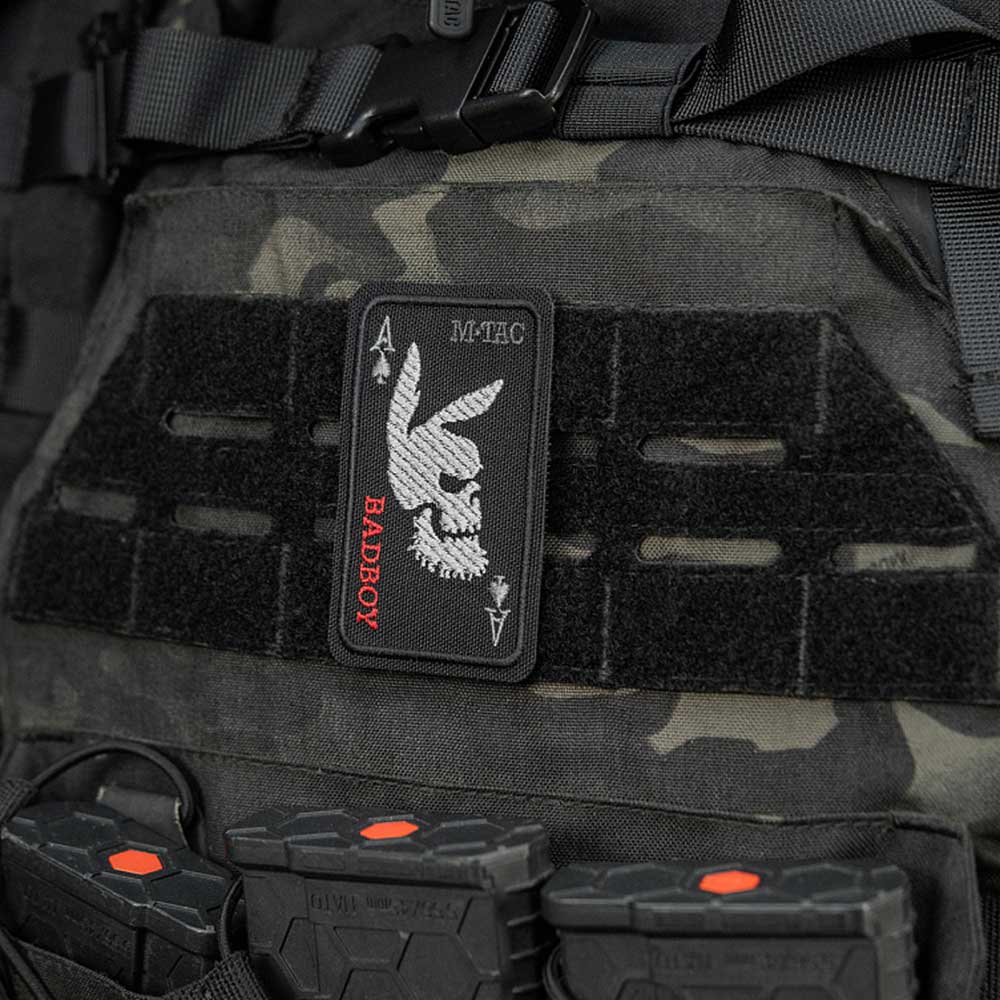 Patch - emblemă M-Tac Bad Boy Card - Black