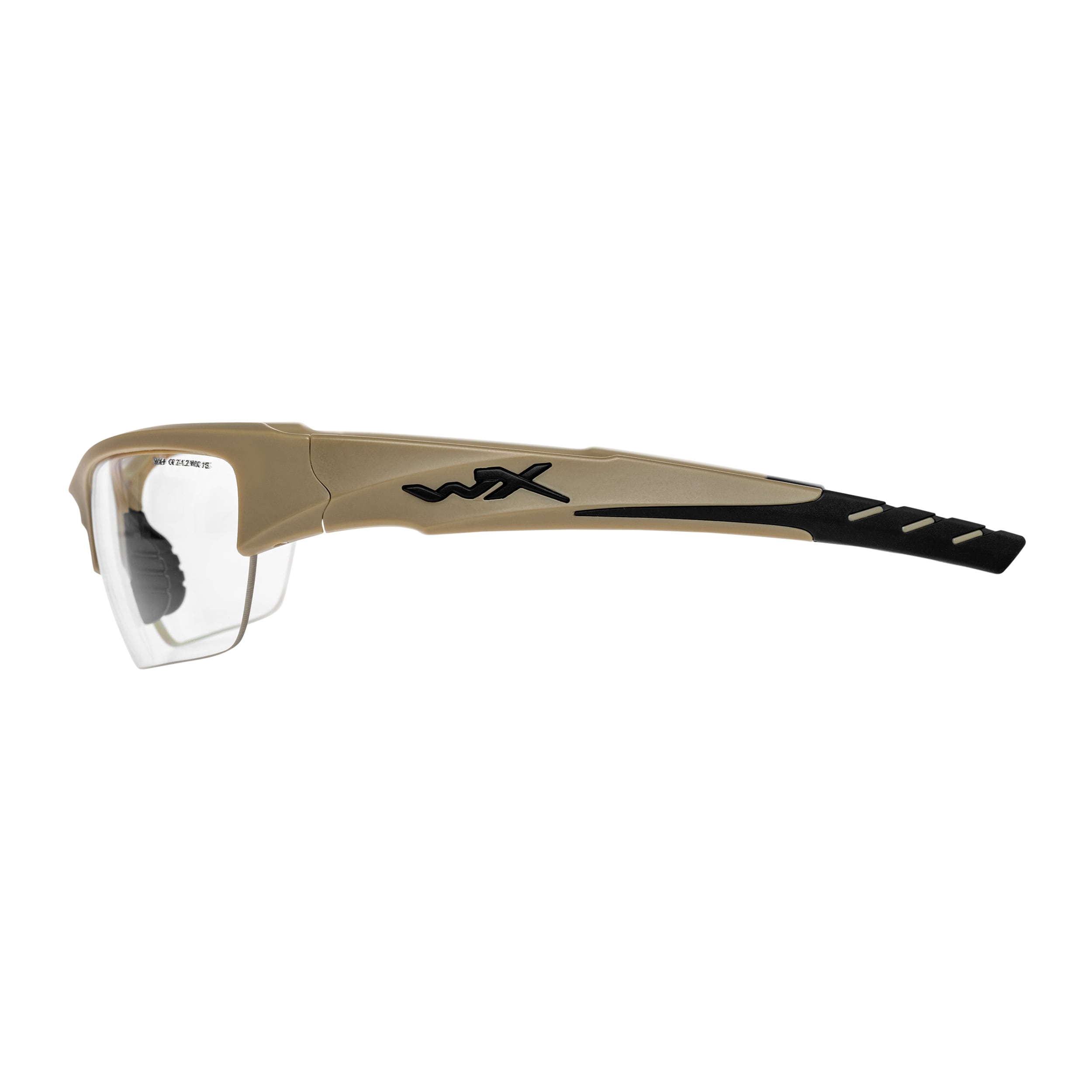 Ochelari tactici Wiley X Valor 2.5 Set 3în1 - Matte Tan