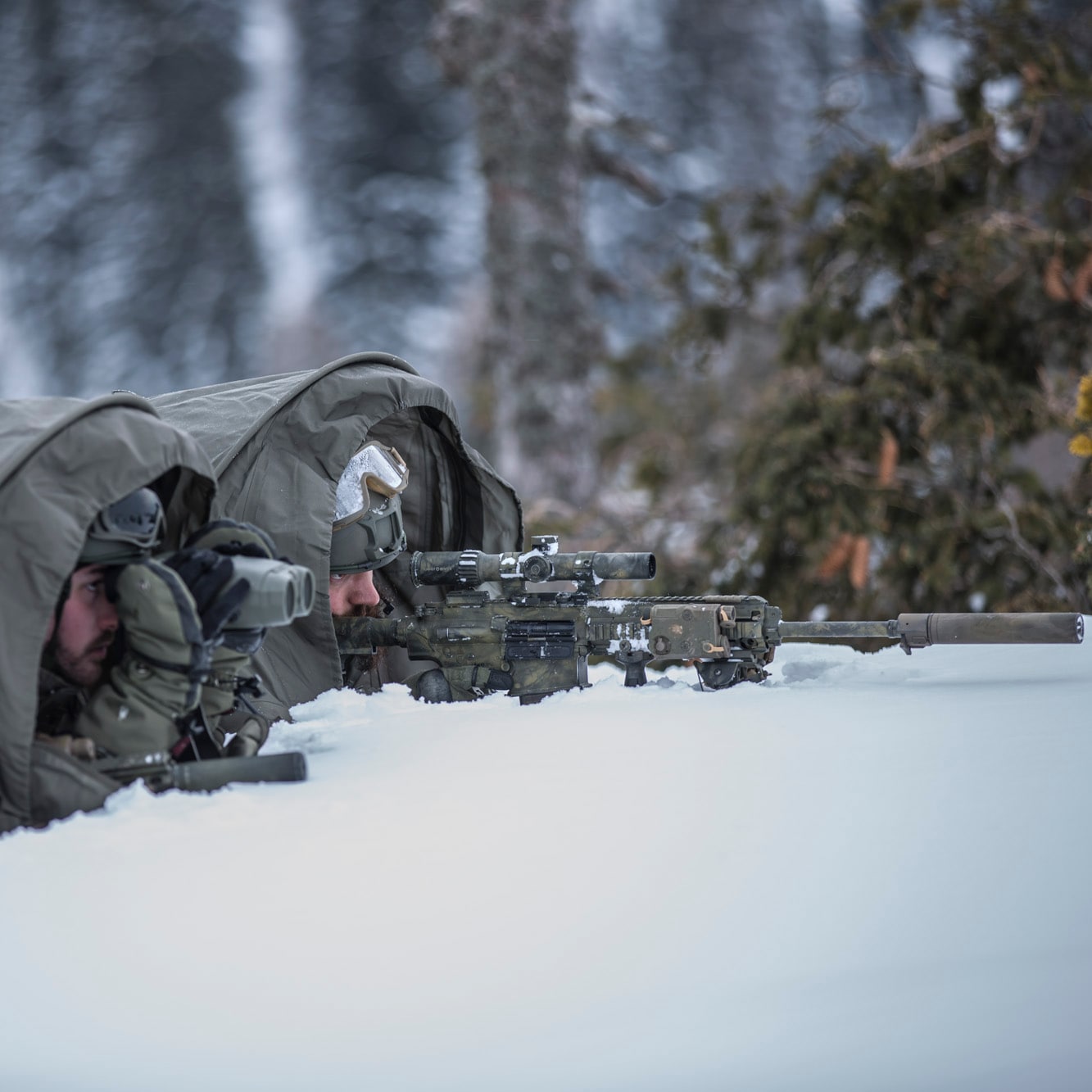 Cort pentru 1 persoană Carinthia Observer Plus tip tunel - Olive