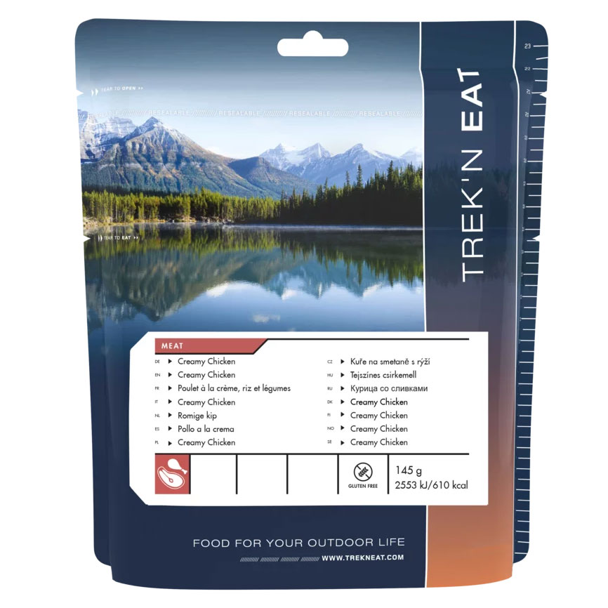 Alimente liofilizate Trek'n Eat - Pui în sos de smântână 145 g