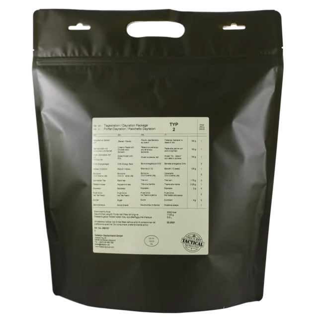 Rație alimentară militară Trek'n Eat pentru toată ziua - Tip 2