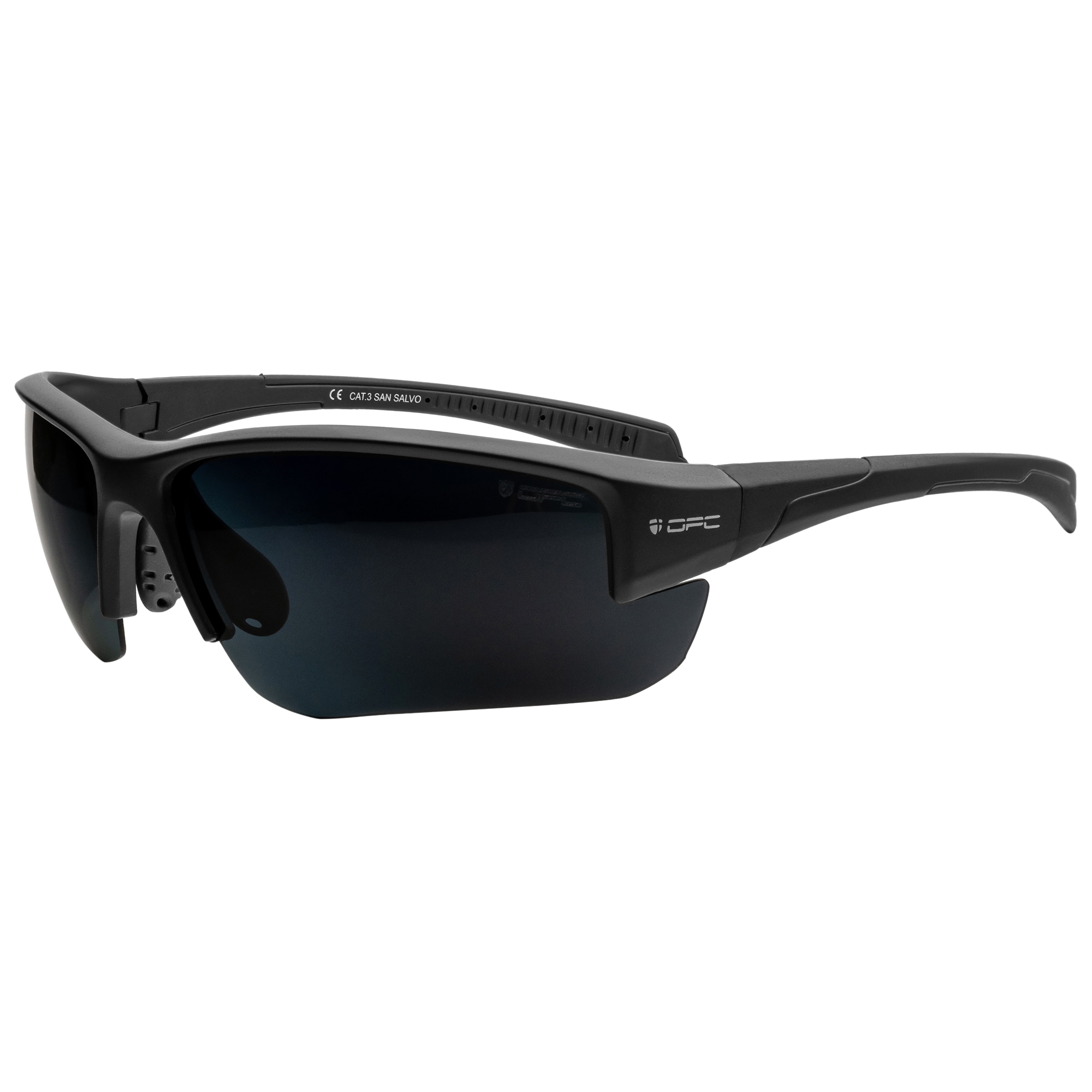 Ochelari de soare OPC San Salvo polarizați - Matt Black Crystal Vision