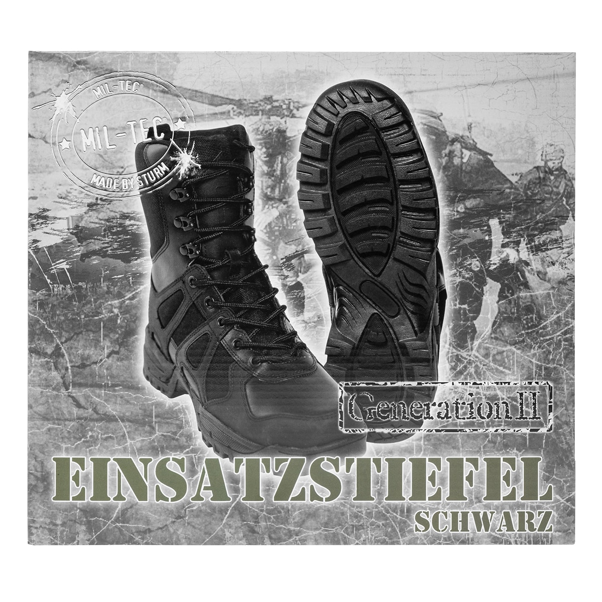 Încălțăminte Mil-Tec Combat Boots Gen. II - Black