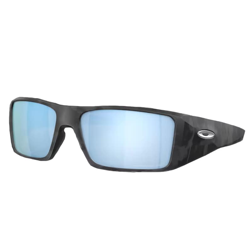Ochelari de soare Oakley Heliostat - Matte Black Camo Prizm Deep Water Polarized