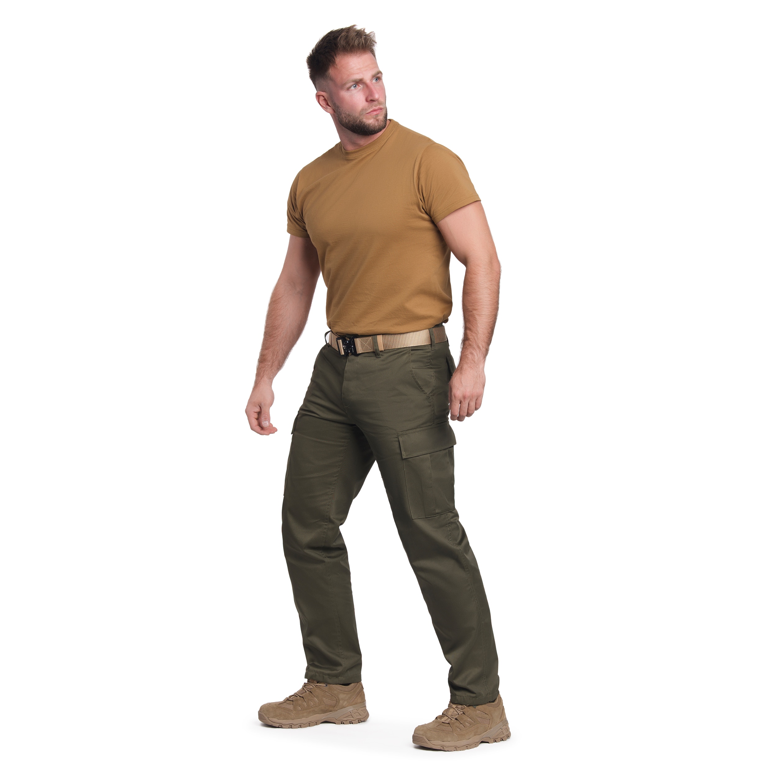 Pantaloni militari Mil-Tec US Ranger BDU Straight Cut - Olive
