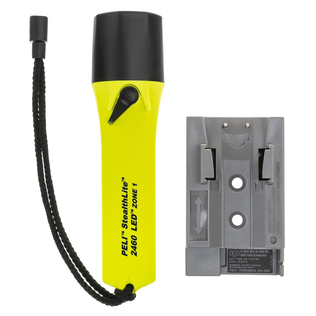 Lanternă reîncărcabilă Peli ATEX 2460 Z1 Stealthlite - 181 lumeni