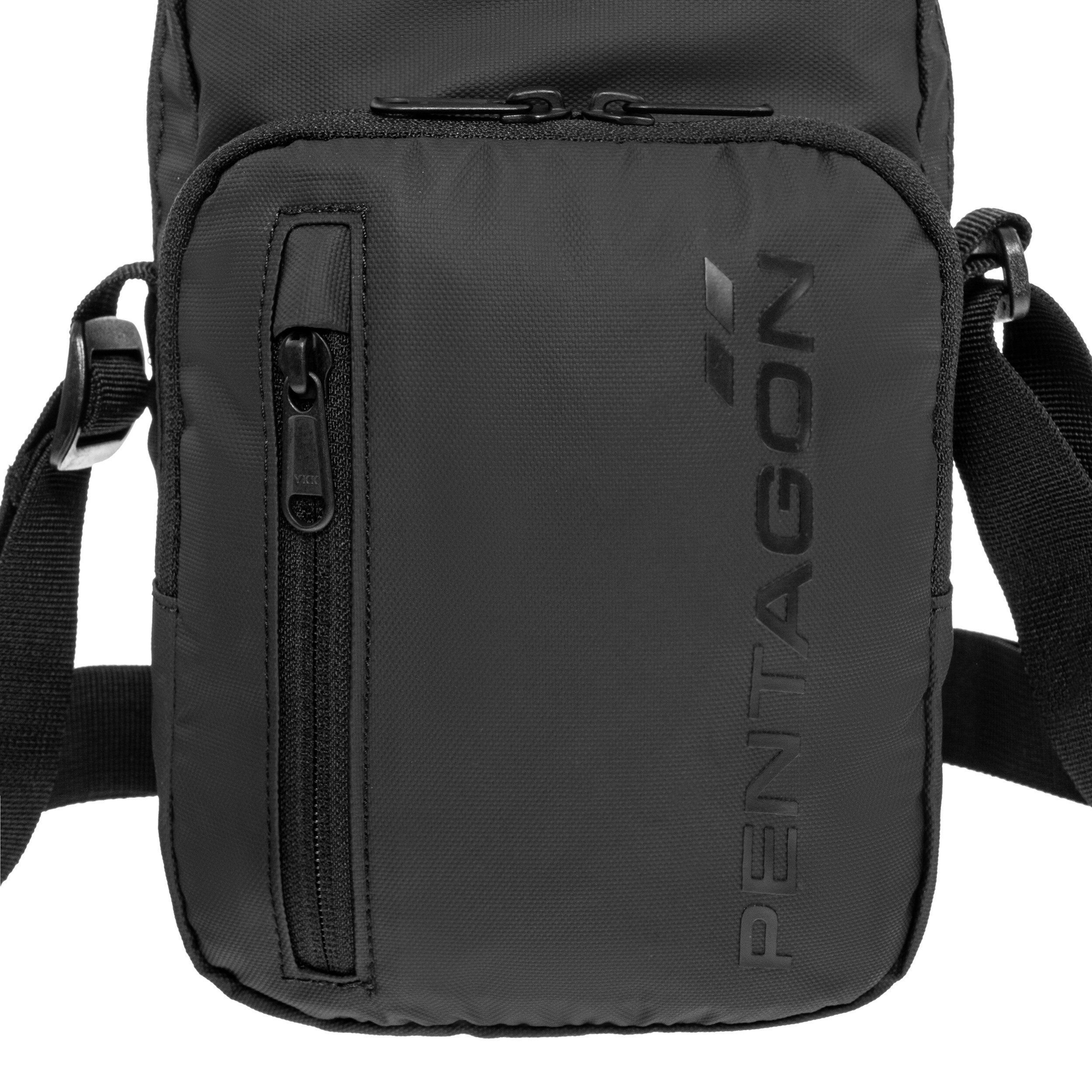 Geantă de umăr Pentagon Kleos Messenger 2,4 l - Stealth Black