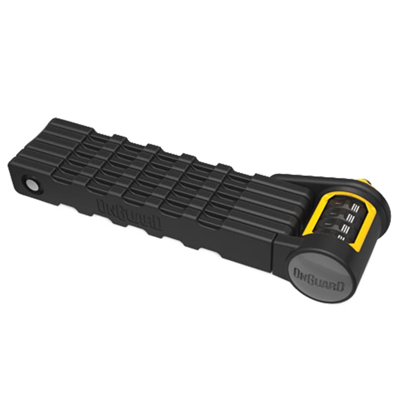 Antifurt pentru bicicletă OnGuard Link Plate Lock K9 Combo cu cifru 69 cm - Black