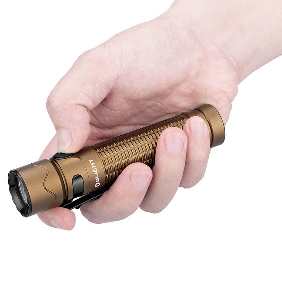 Lanternă Olight Warrior Mini 2 Desert Tan - 1750 lumeni