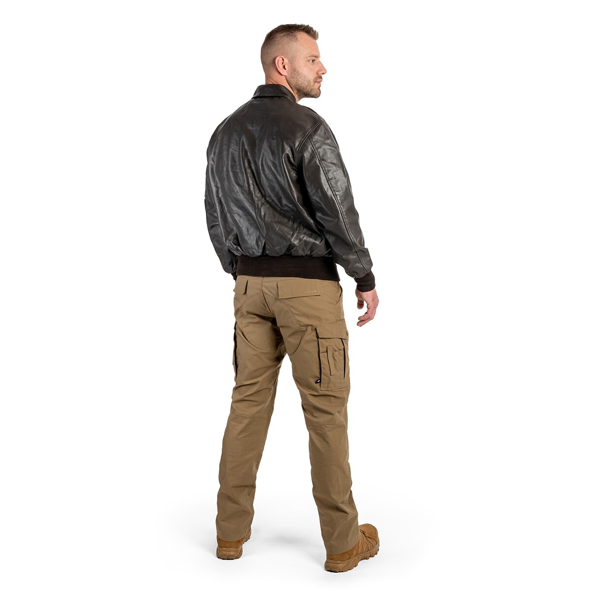 Geacă de piele Mil-Tec US A2 Leather Flight Jacket - Brown