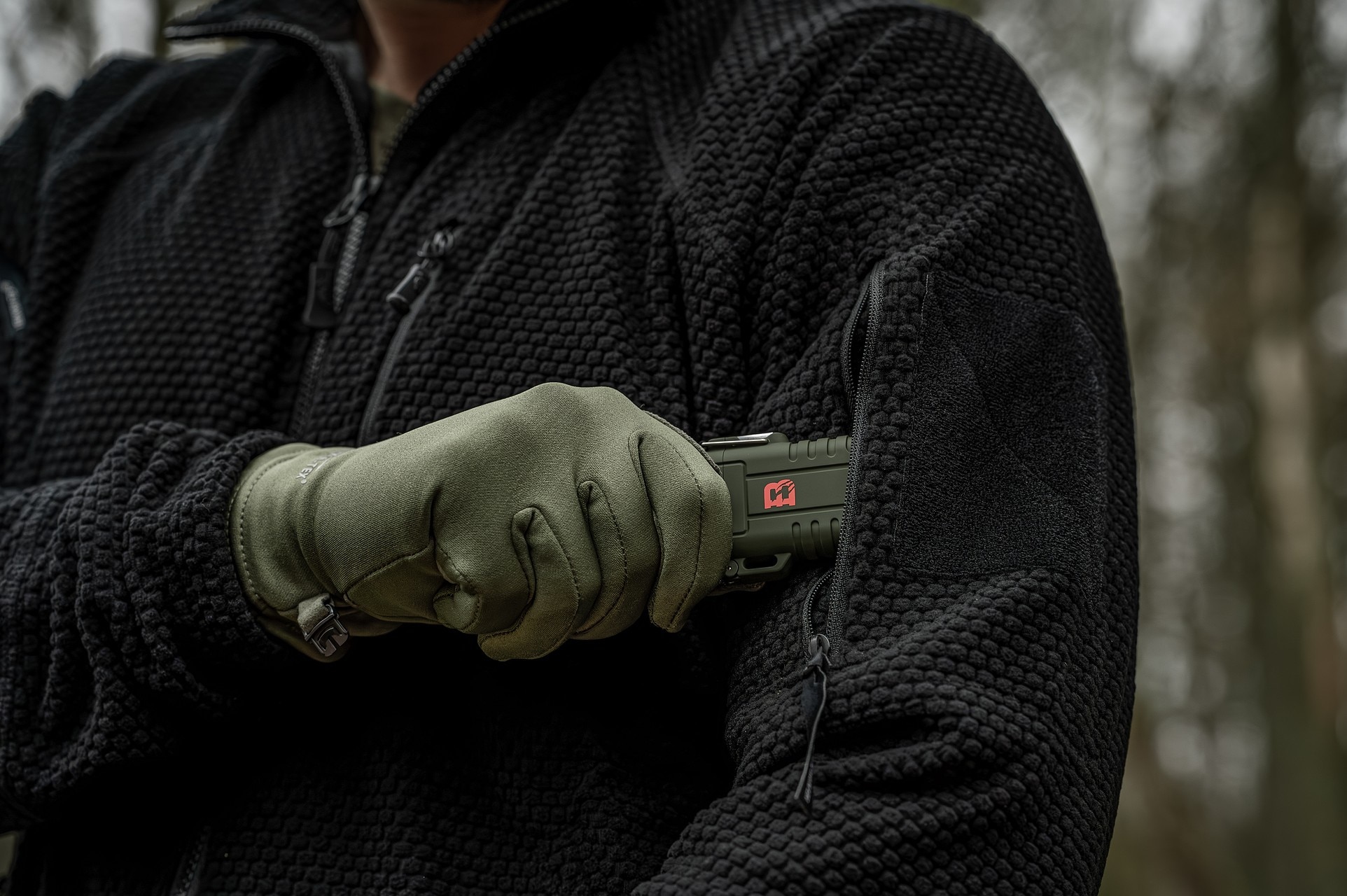 Jachetă polar Helikon Alpha Tactical - Black