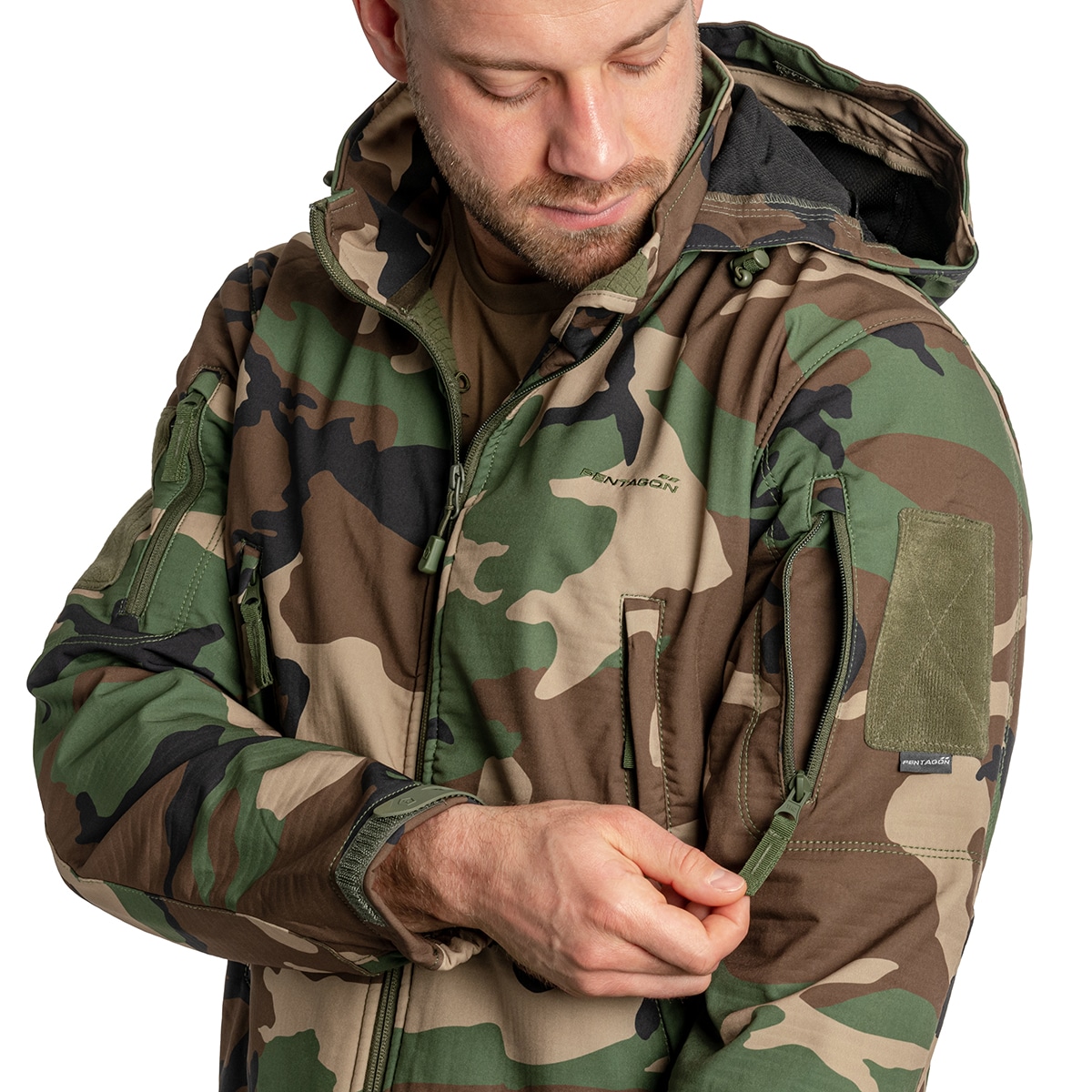 Geacă Pentagon Artaxes - Woodland