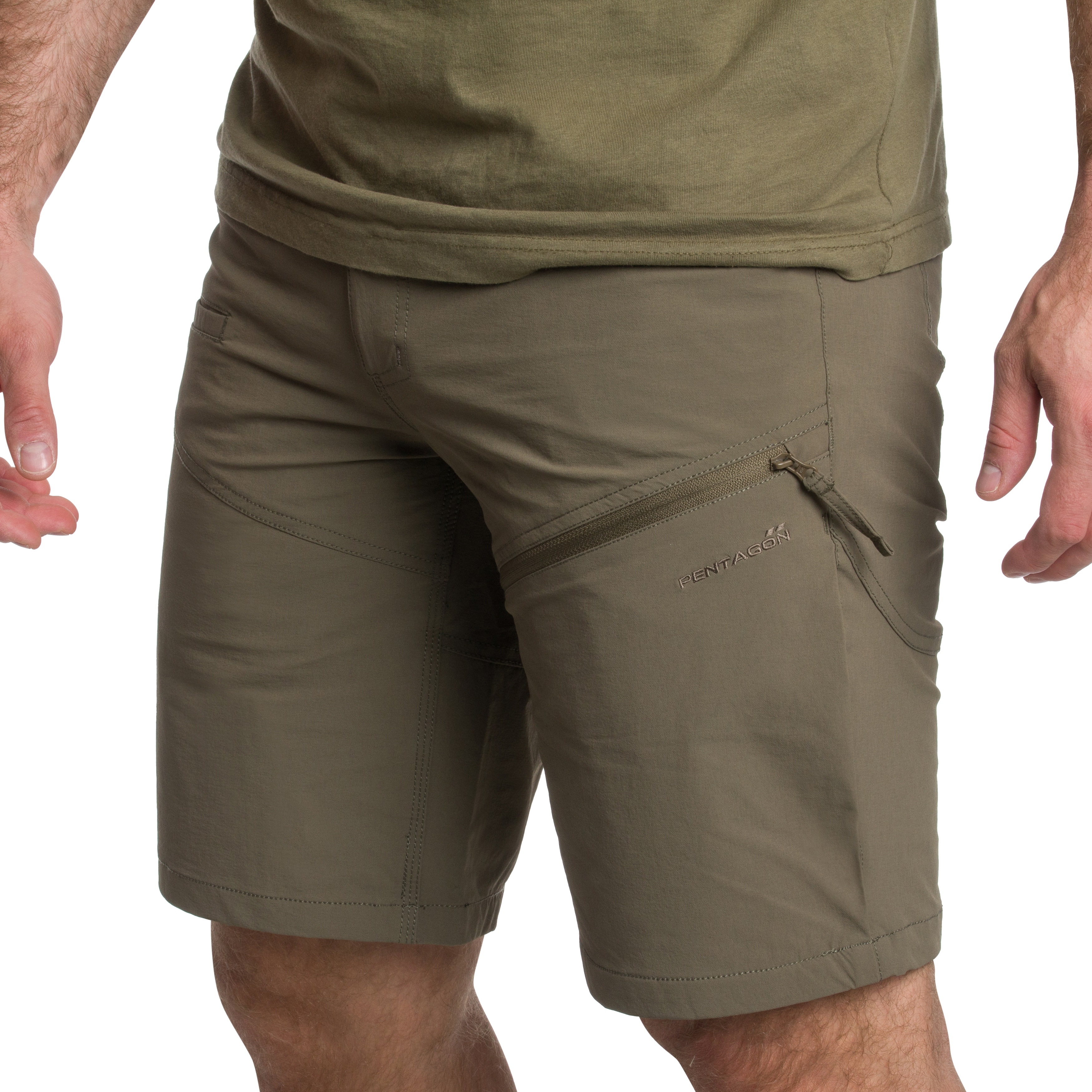 Pantaloni scurți impregnați  Pentagon Renegade Tropic - Ral 7013