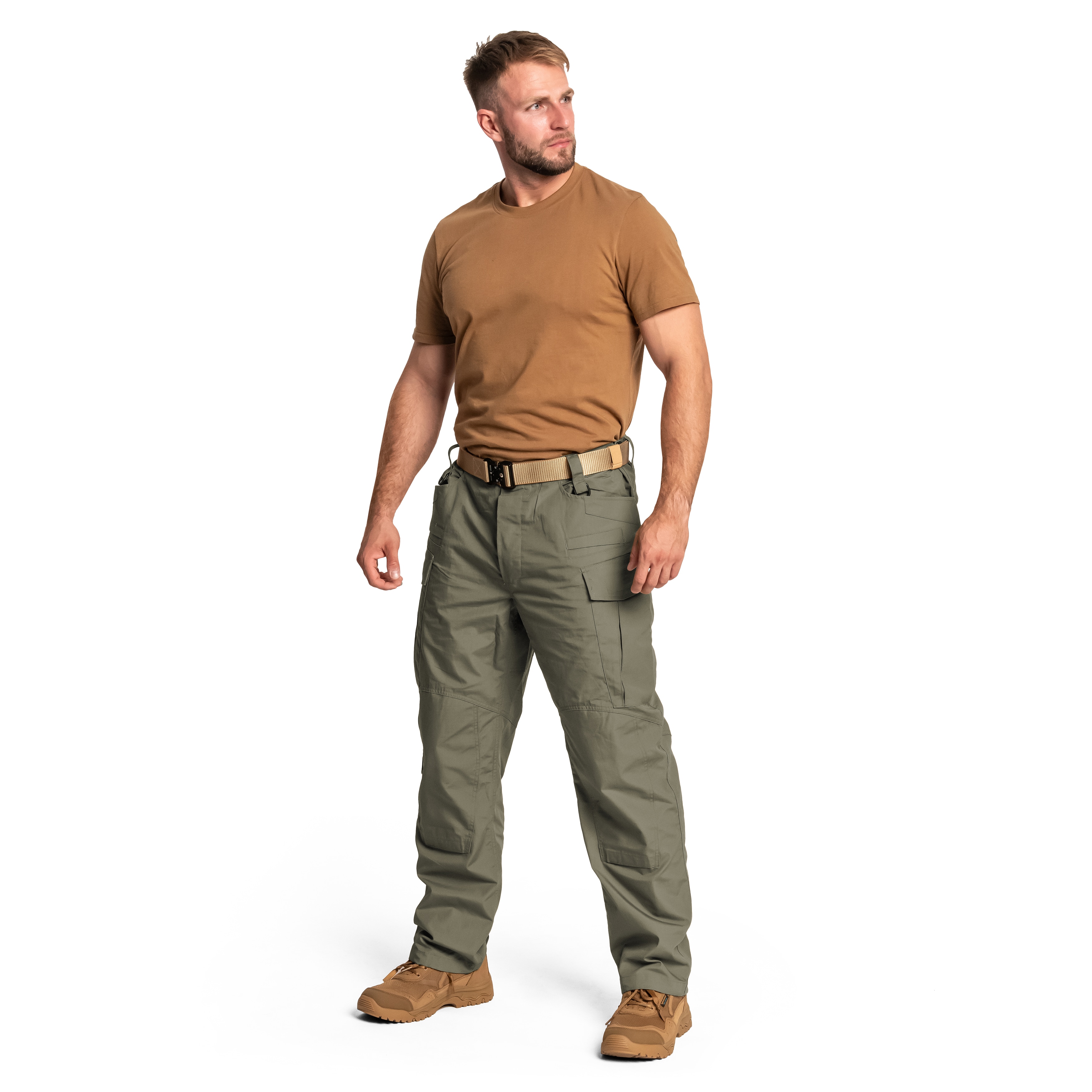 Pantaloni militari Helikon SFU Next PolyCotton Rip-Stop - Adaptive Green