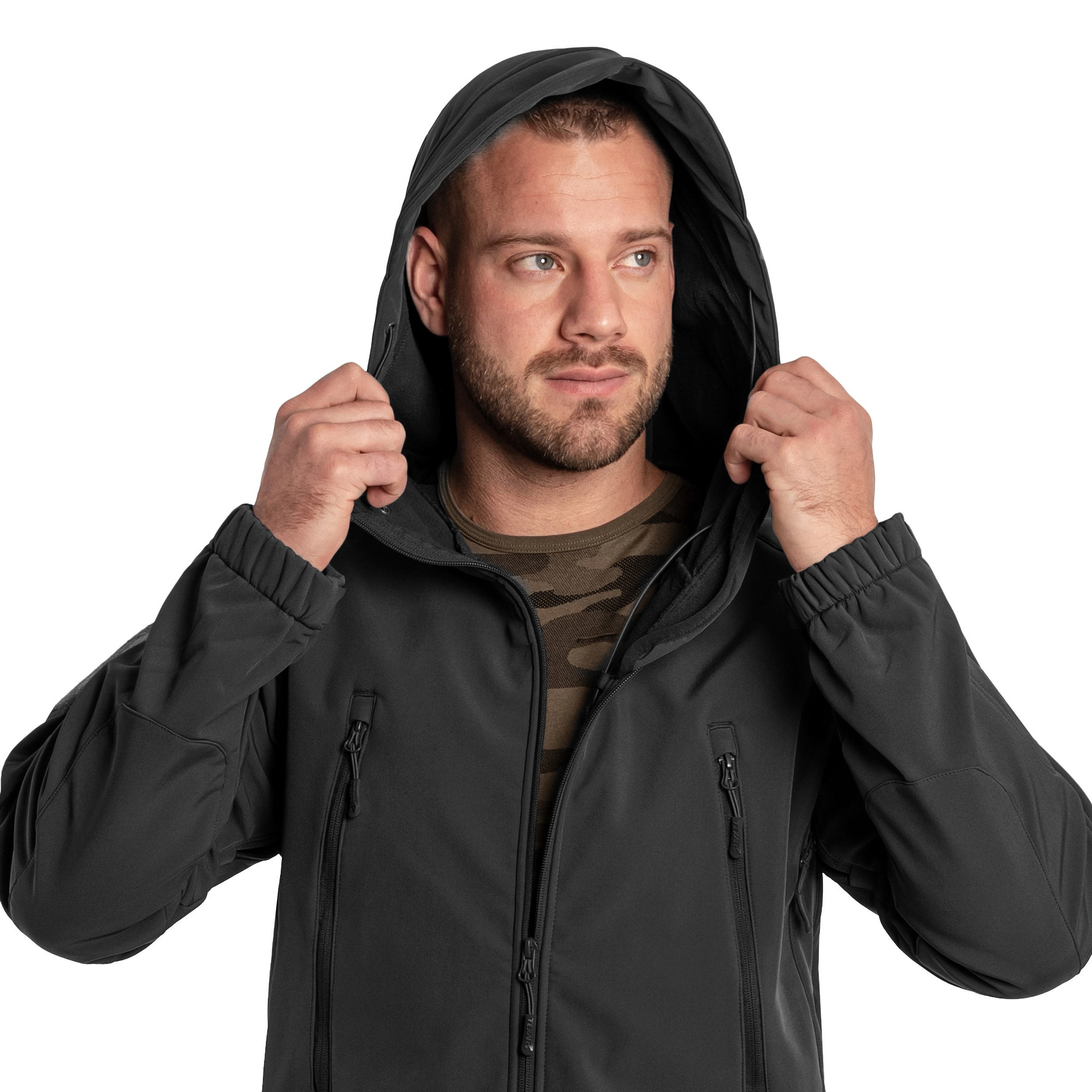 Geacă Texar Softshell Falcon - Black