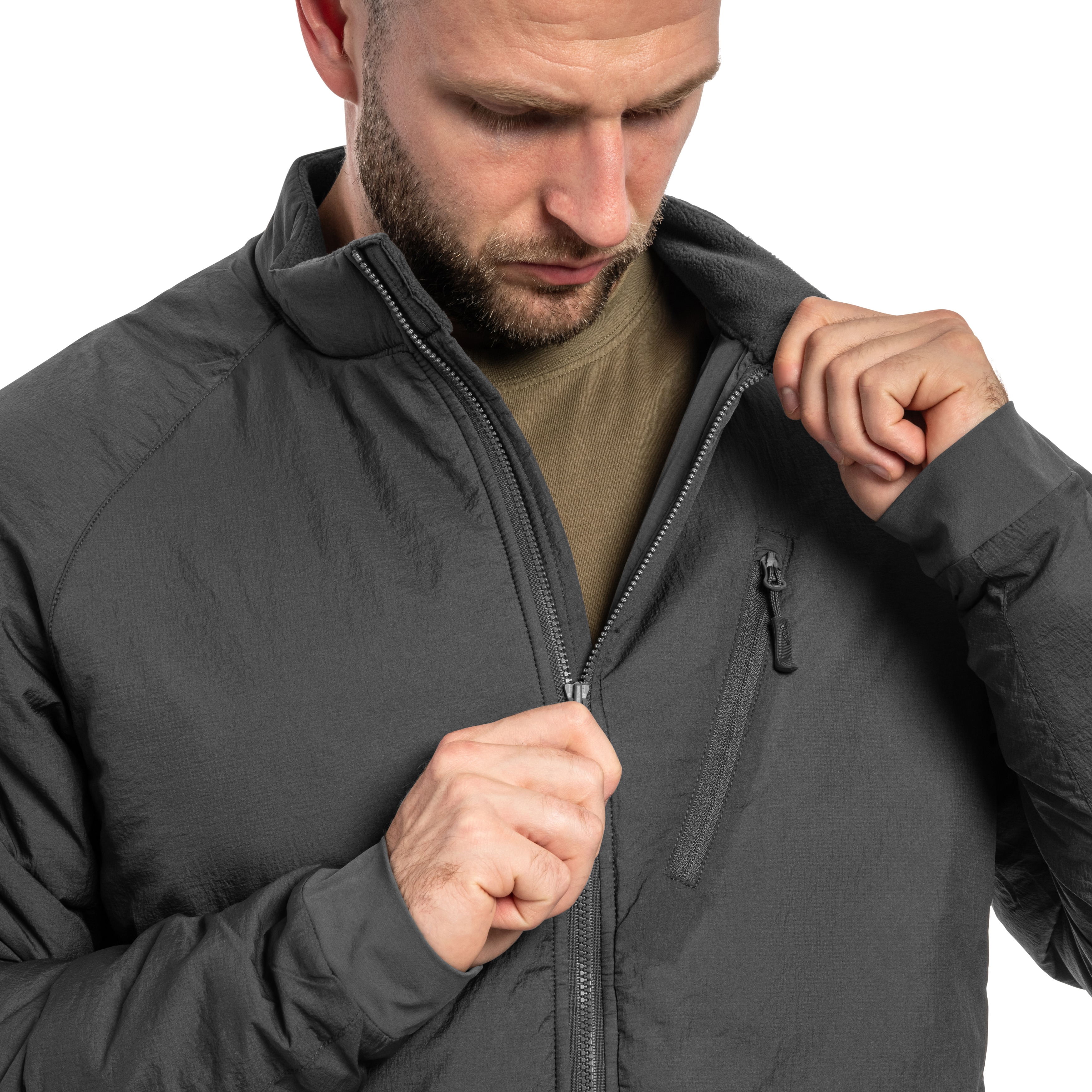Geacă Helikon-Tex Wolfhound Climashield Apex - Shadow Grey