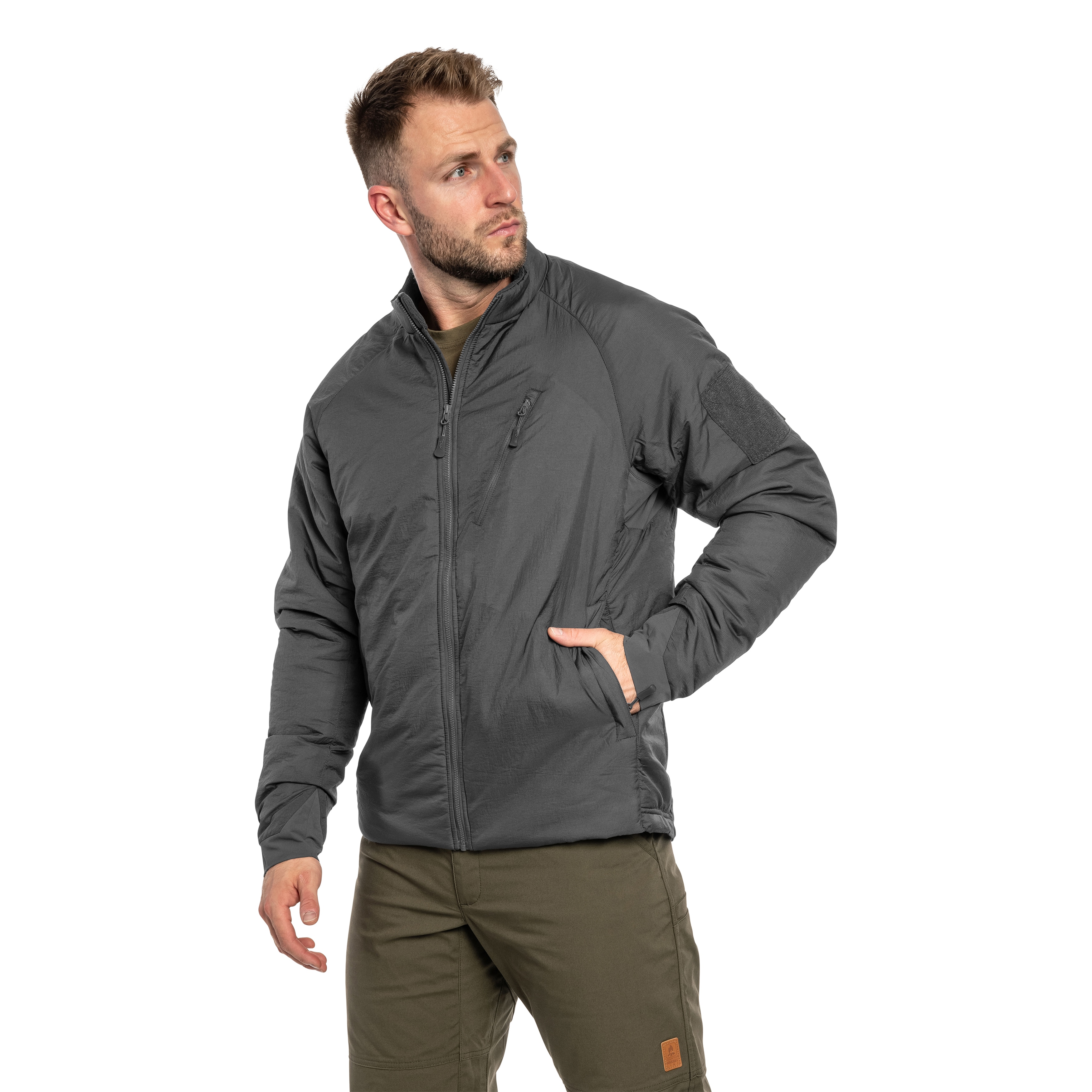 Geacă Helikon-Tex Wolfhound Climashield Apex - Shadow Grey