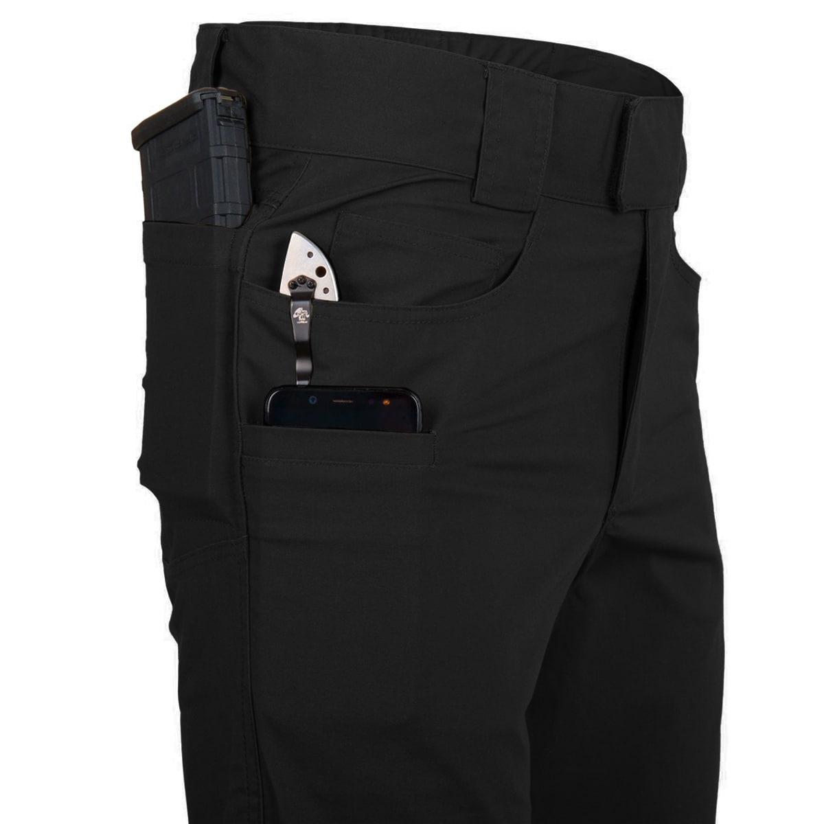 Pantaloni Helikon Greyman Tactical DuraCanvas - Black