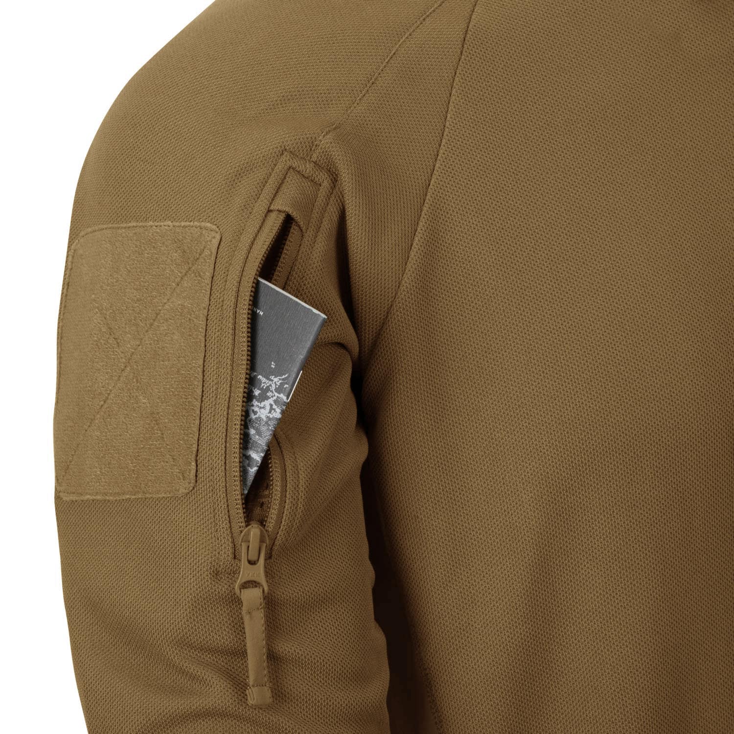 Tricou polo Helikon-Tex Range Long Sleeve - Coyote