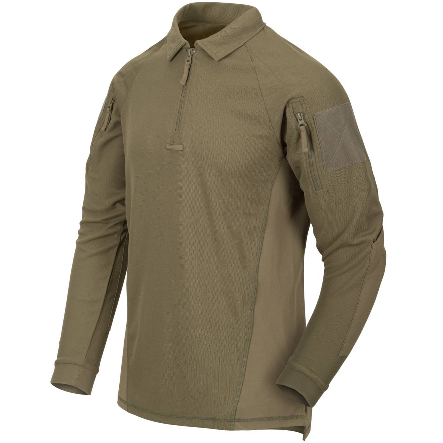 Tricou polo Helikon-Tex Range Long Sleeve - Adaptive Green