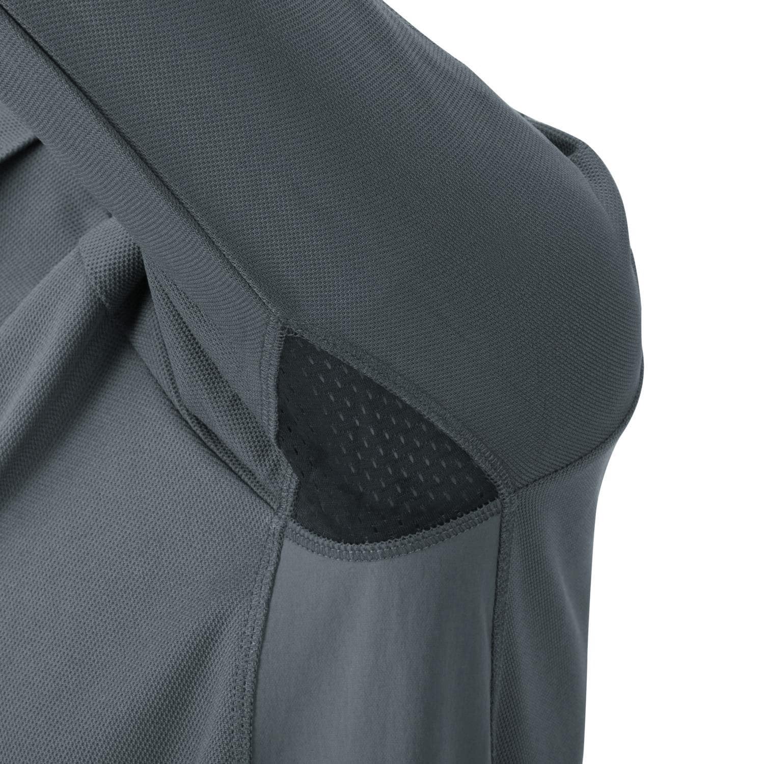 Tricou polo Helikon Range Long Sleeve - Shadow Grey