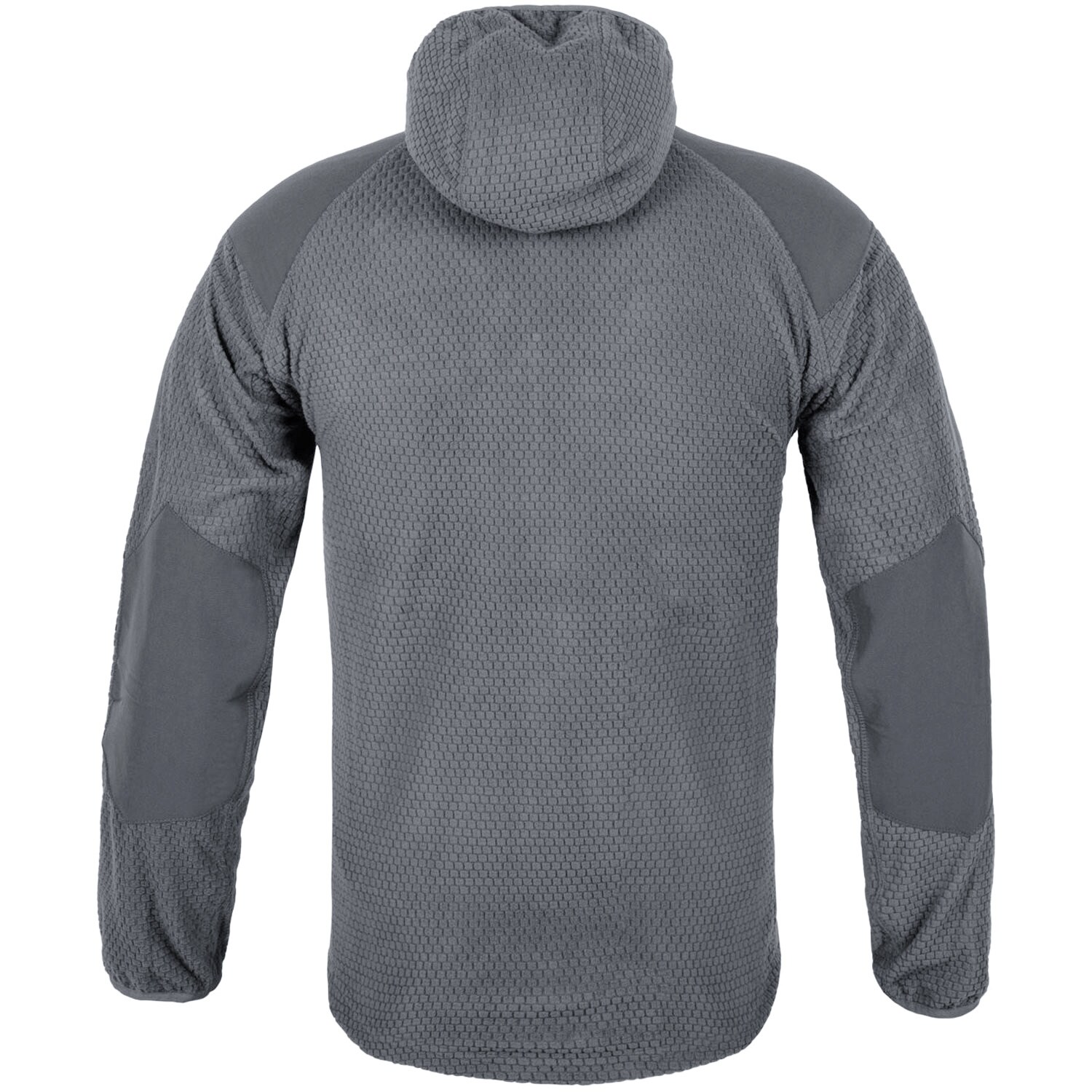 Jachetă Helikon Alpha Hoodie Grid Fleece - Shadow Grey