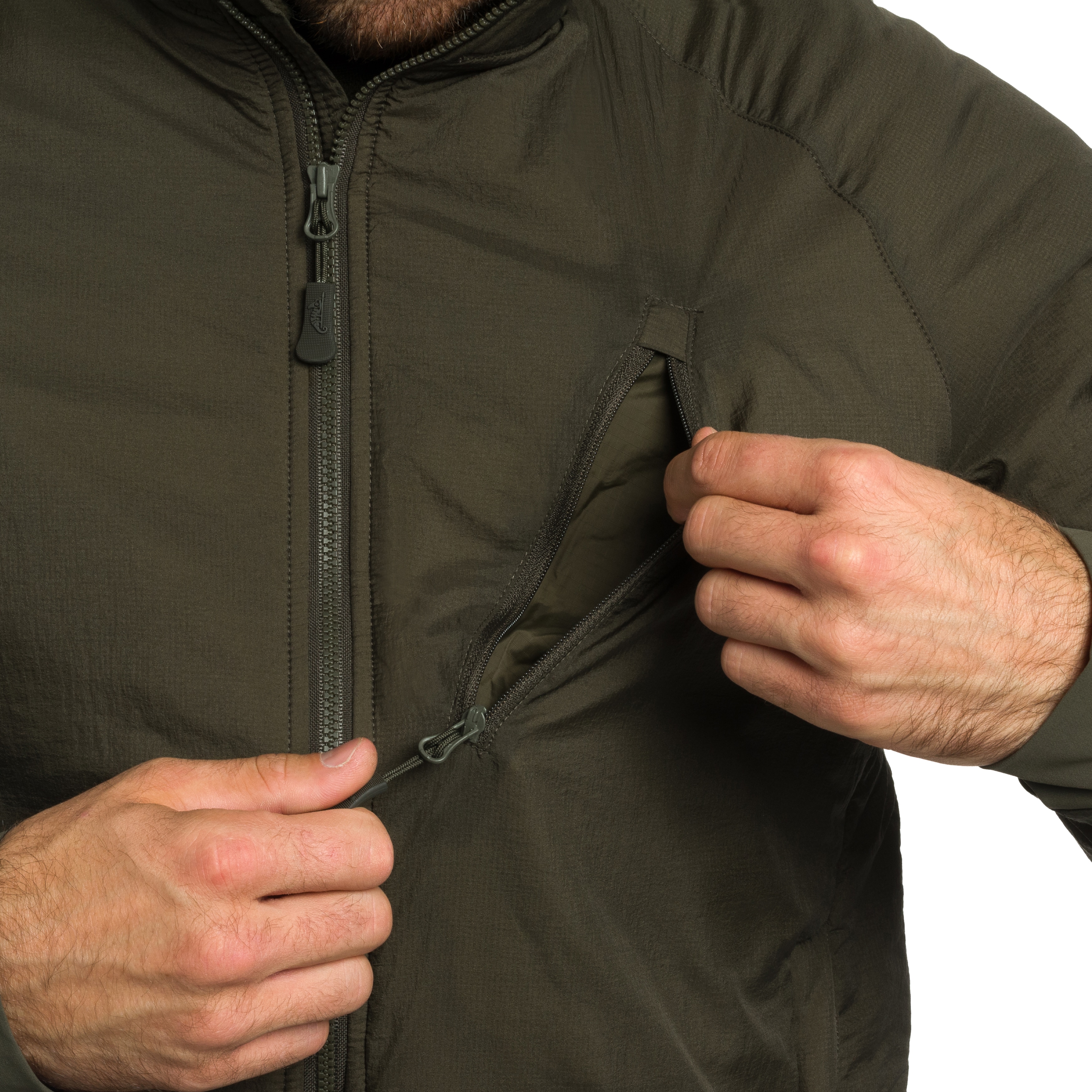 Geacă Helikon-Tex Wolfhound Climashield Apex - Taiga Green