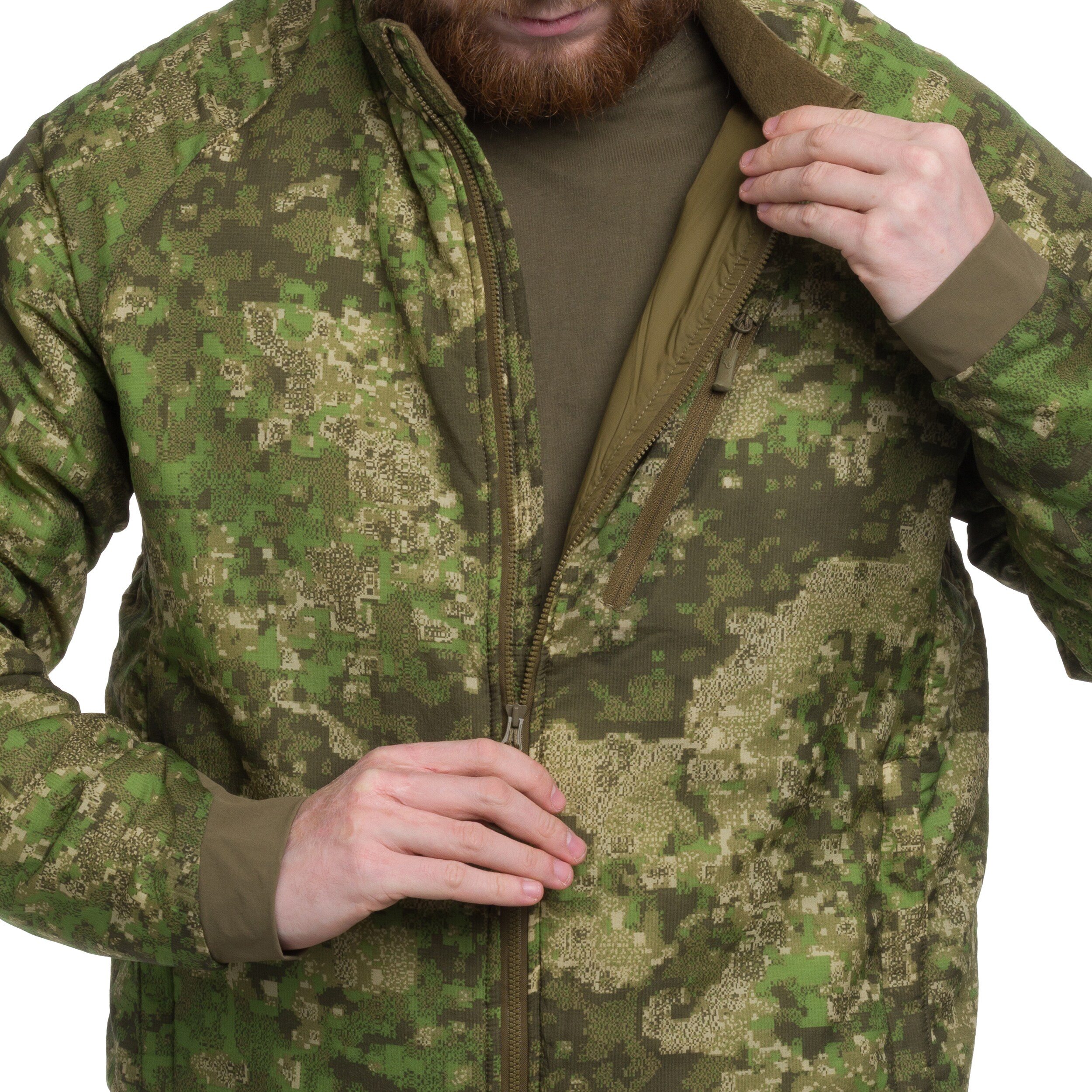 Geacă Helikon Wolfhound Climashield Apex - PenCott WildWood