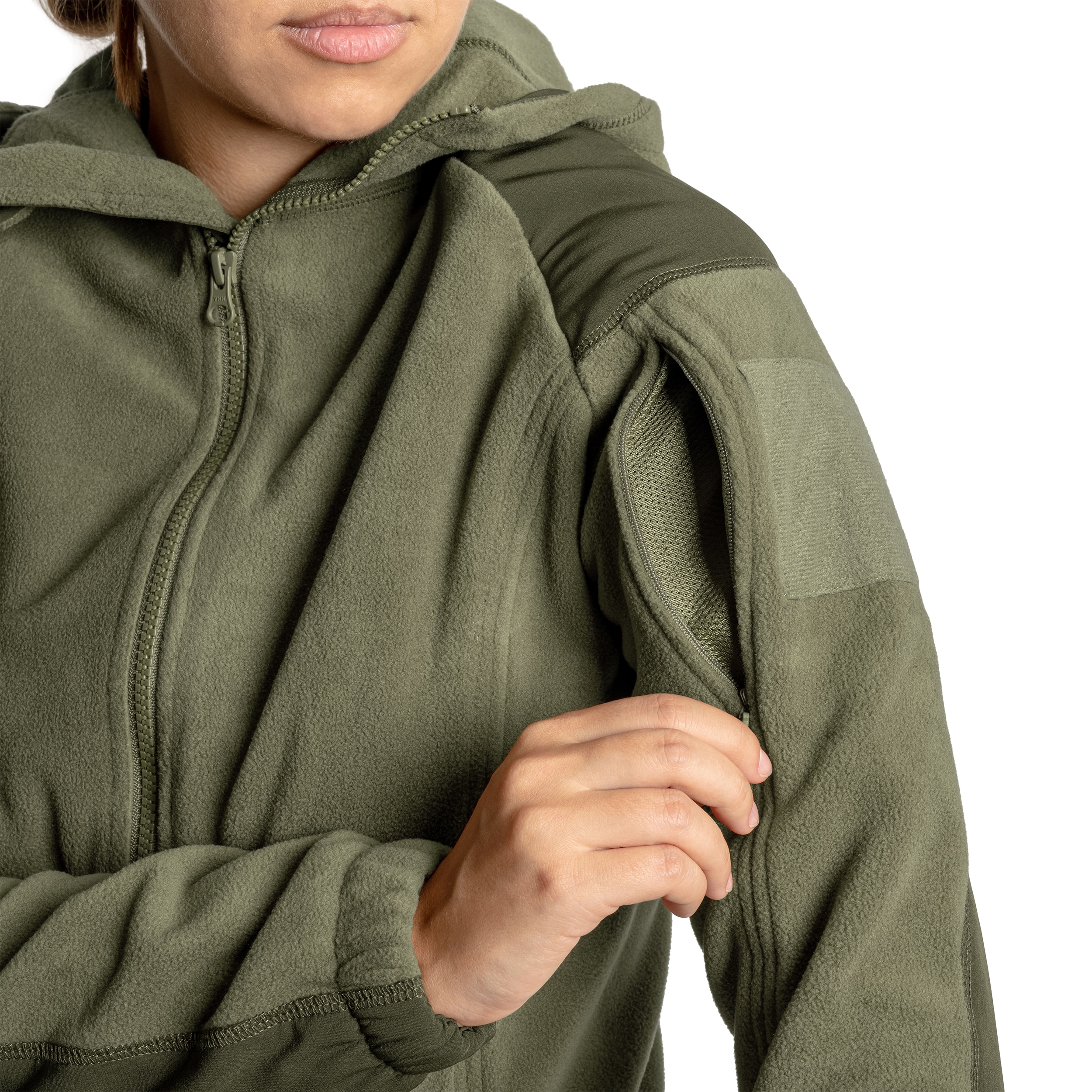 Jachetă de damă Helikon Cumulus Heavy Fleece - Taiga Green
