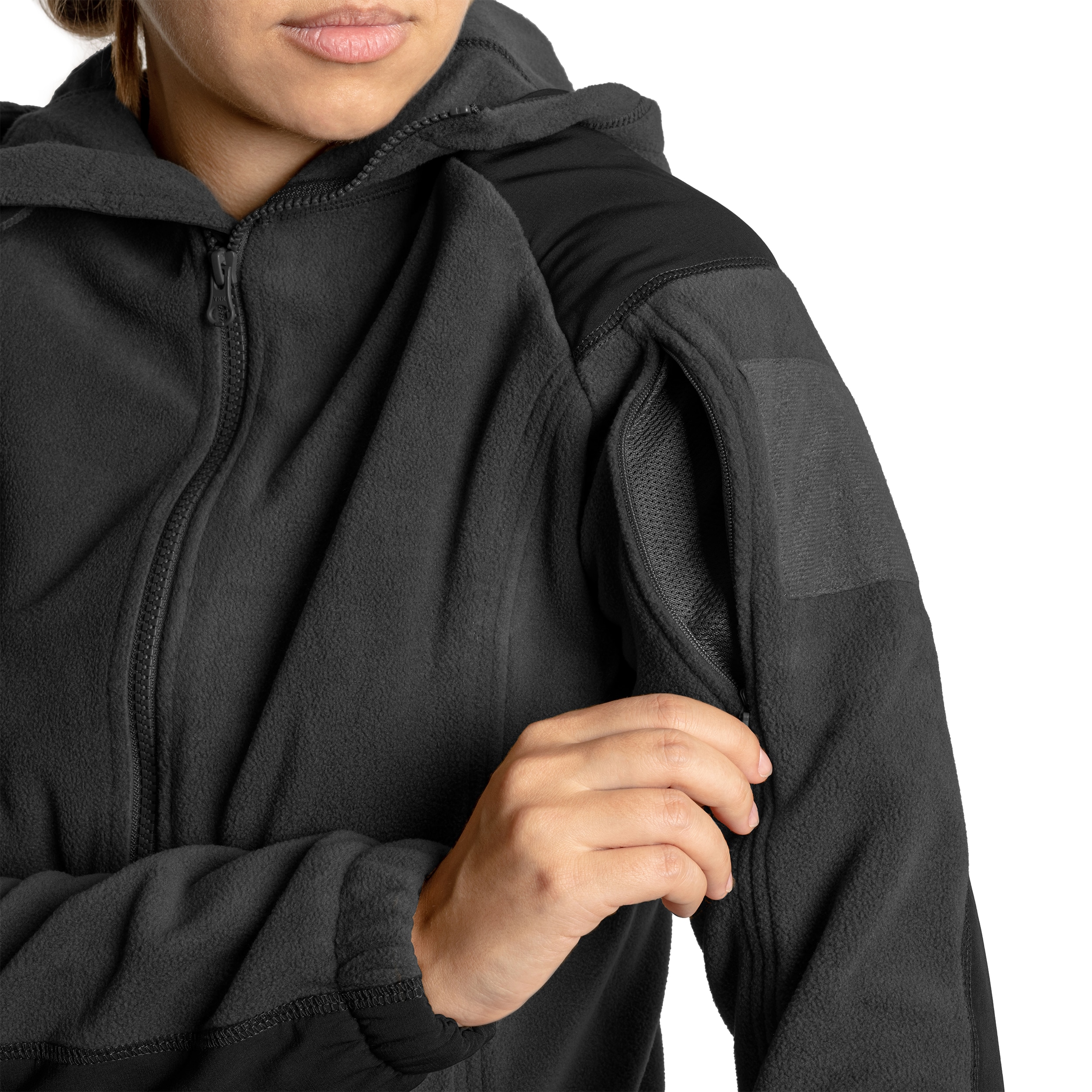 Jachetă de damă Helikon-Tex Cumulus Heavy Fleece - Black