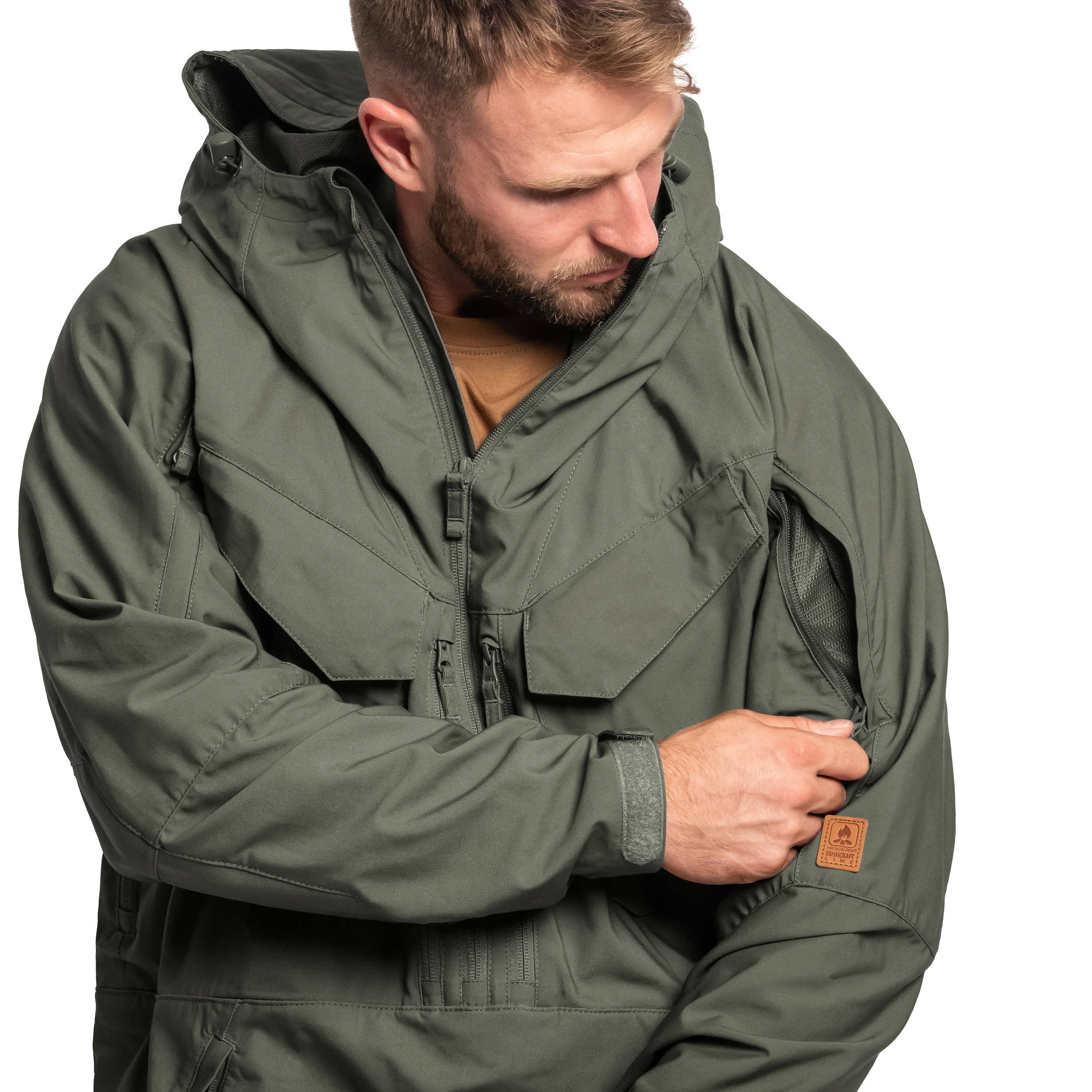 Geacă Helikon Pilgrim Anorak - Taiga Green