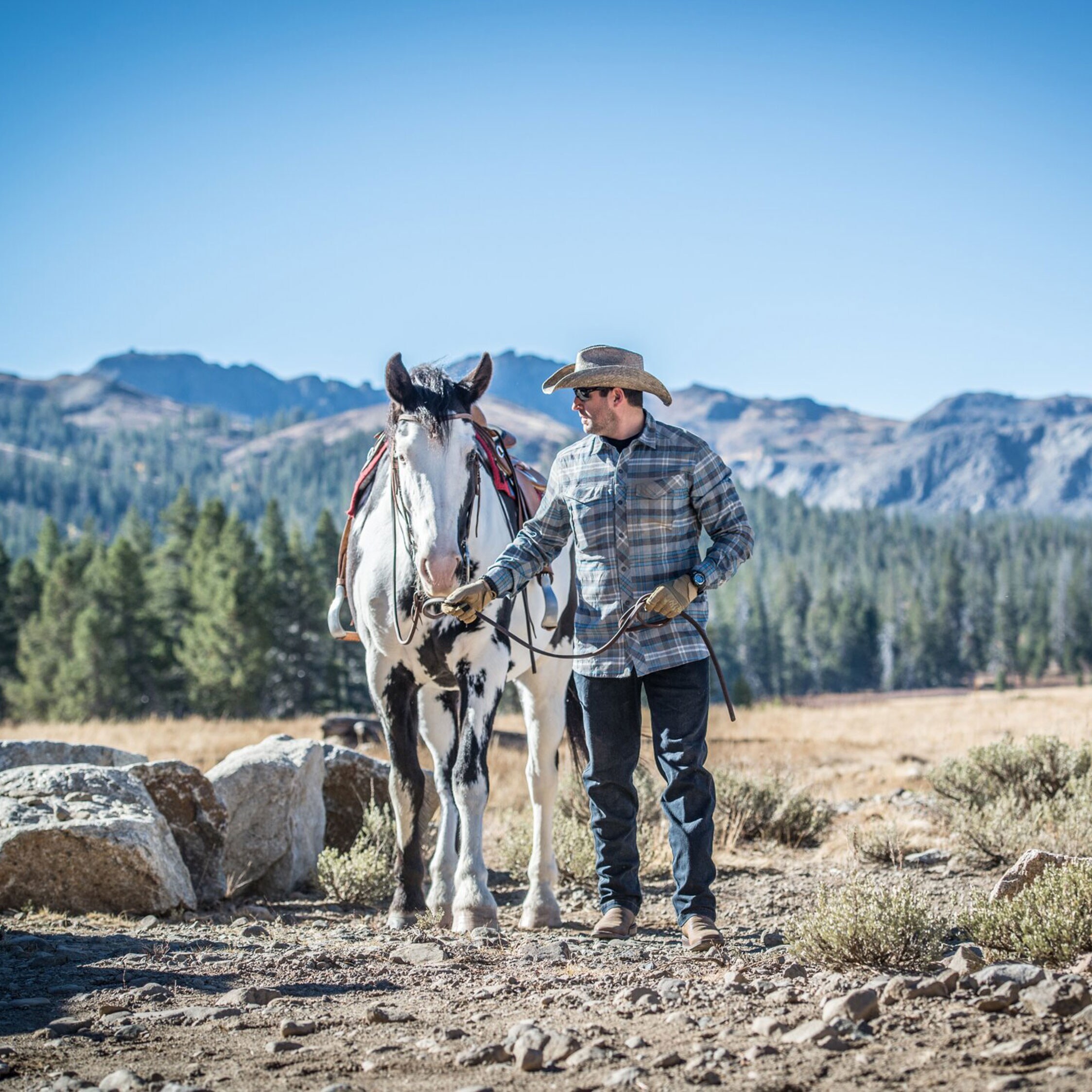 Cămașă Helikon Defender Mk2 Pilgrim - Blue Plaid