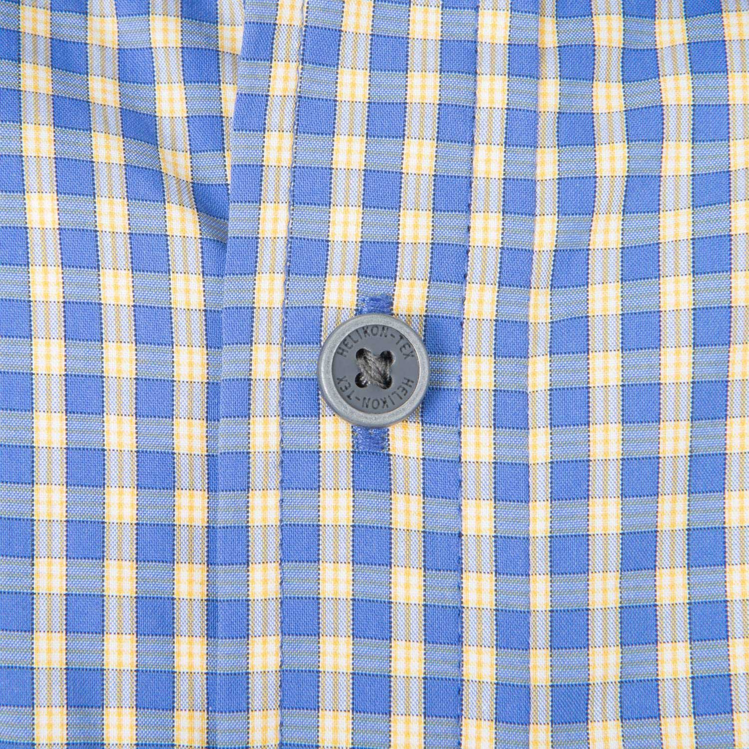 Cămașă Helikon Covert Concealed Carry Short Sleeve - Royal Blue Checkered