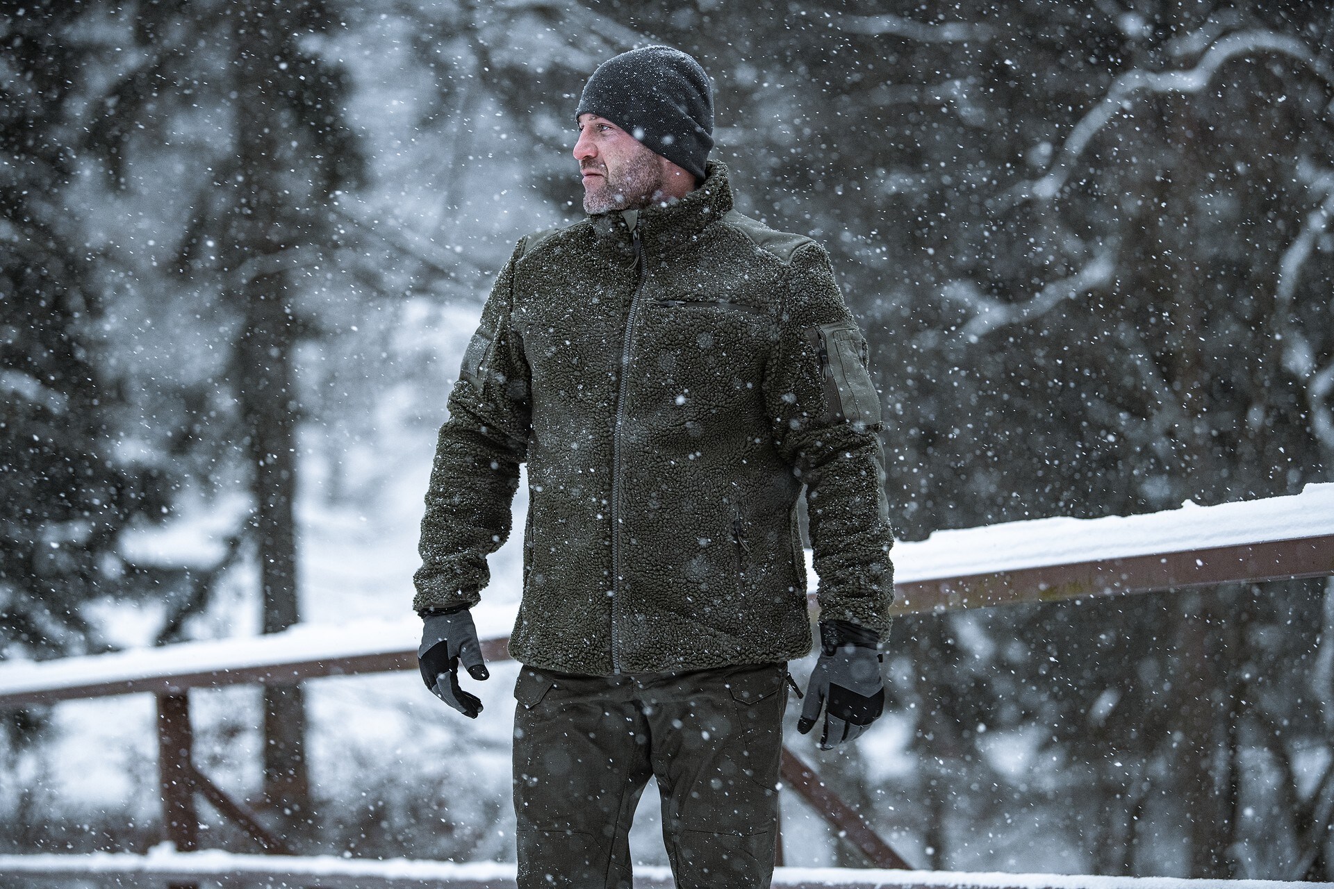 Mănuși Helikon-Tex Impact Duty Winter Mk2 - Shadow Grey/Black