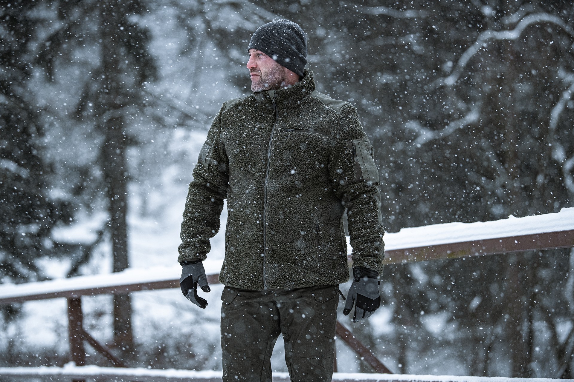 Mănuși Helikon Impact Duty Winter Mk2 - Shadow Grey/Black