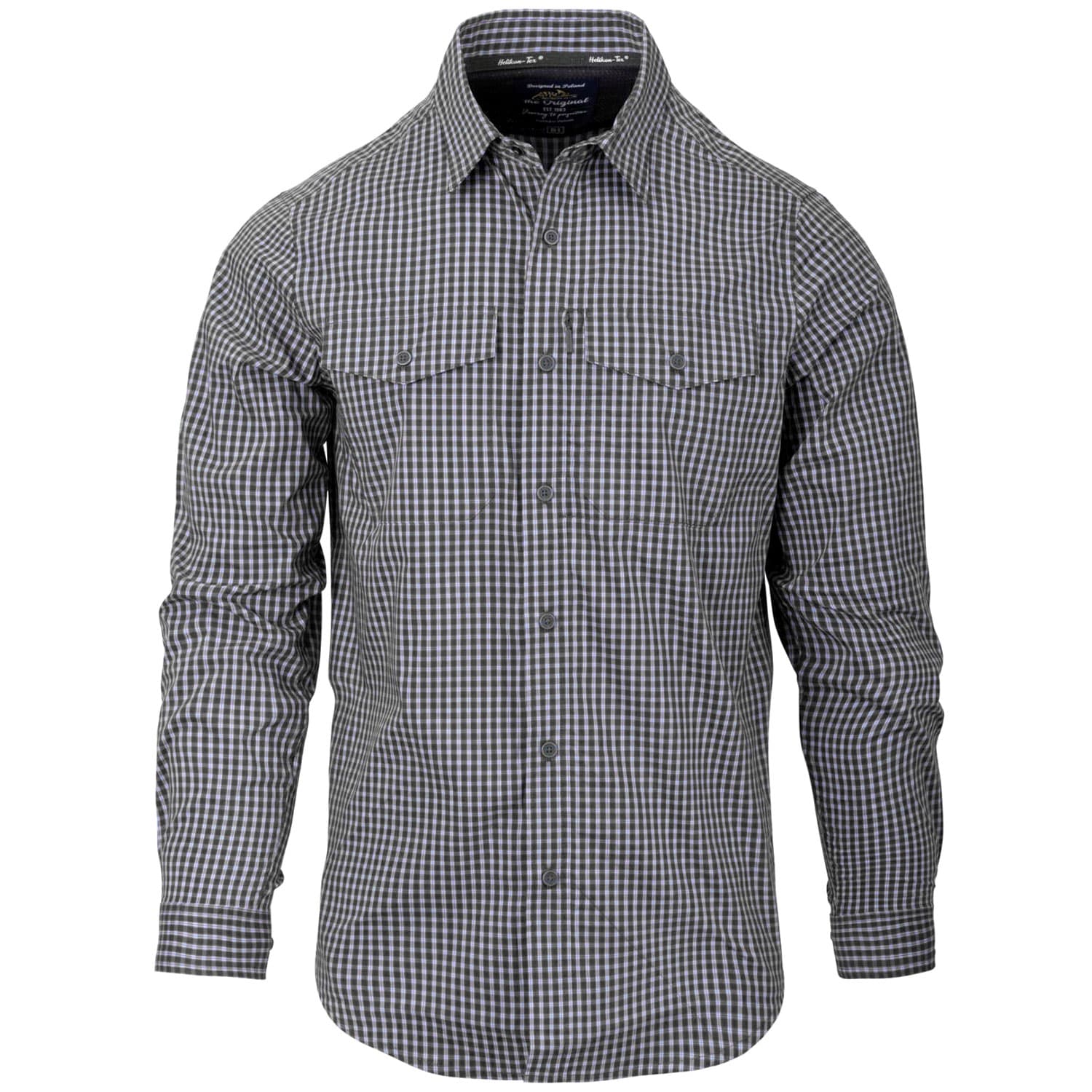 Cămașă Helikon Covert Concealed Carry - Phantom Grey Checkered