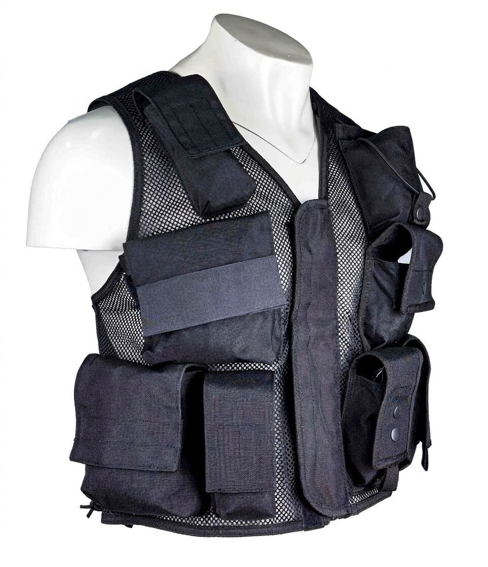 Vestă tactică Texar SWAT - Black