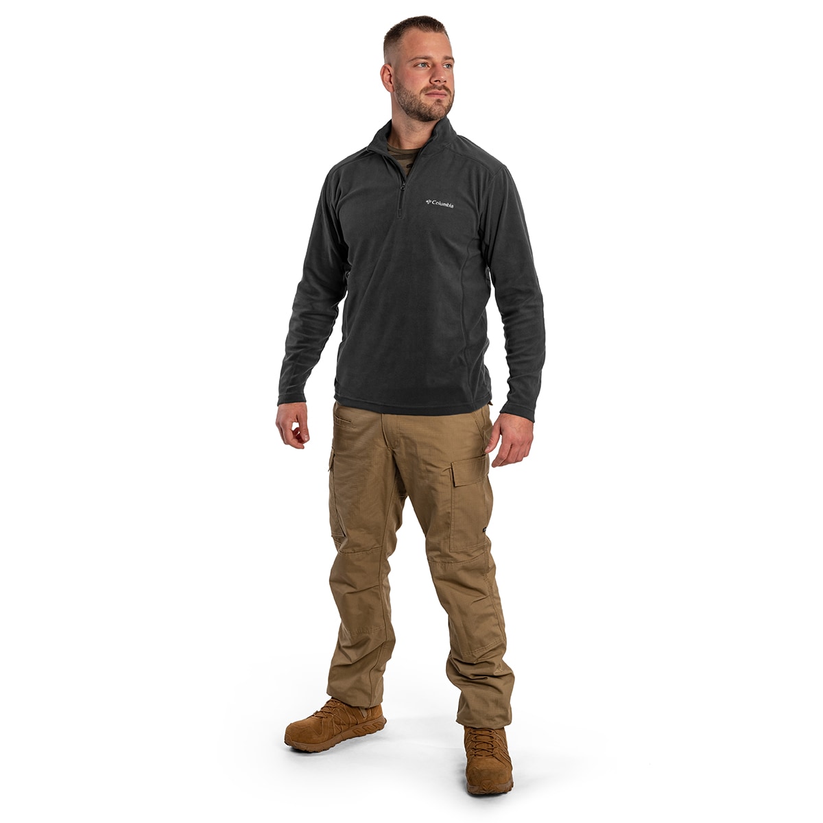 Bluză polar Columbia Klamath Range II Half Zip - Black
