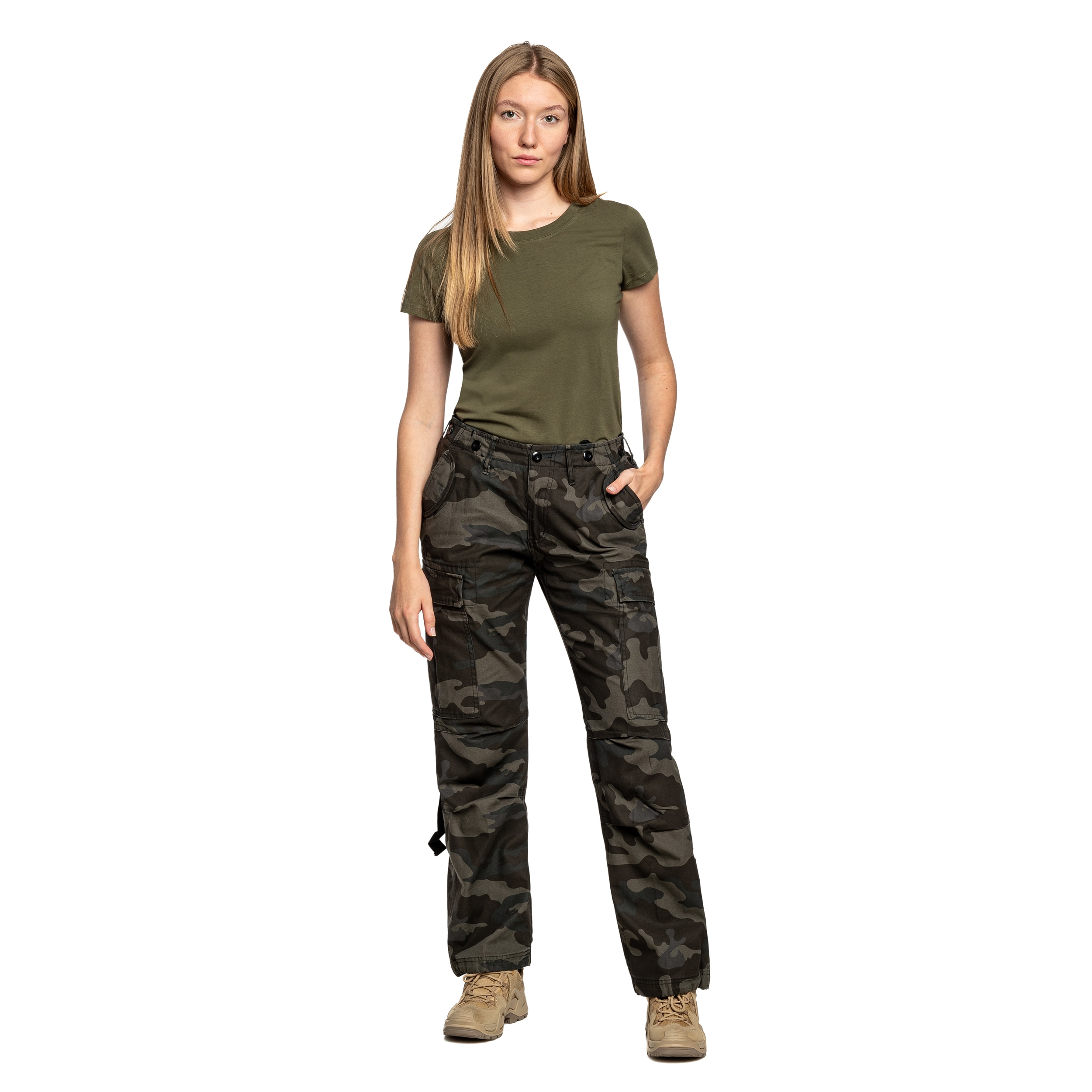 Pantaloni de damă Brandit M65 - Dark Camo