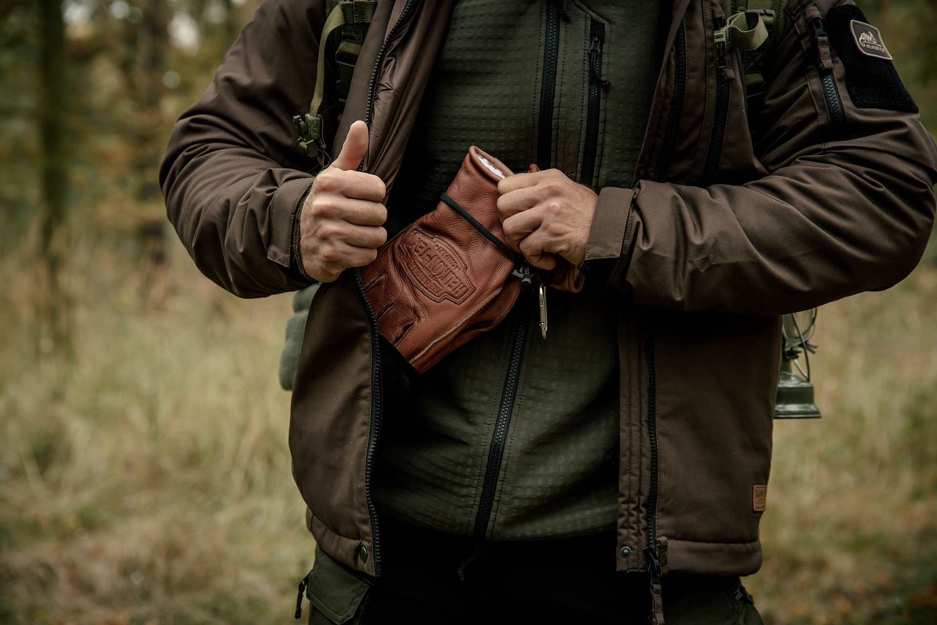 Mănuși Helikon Ranger Winter - U.S. Brown