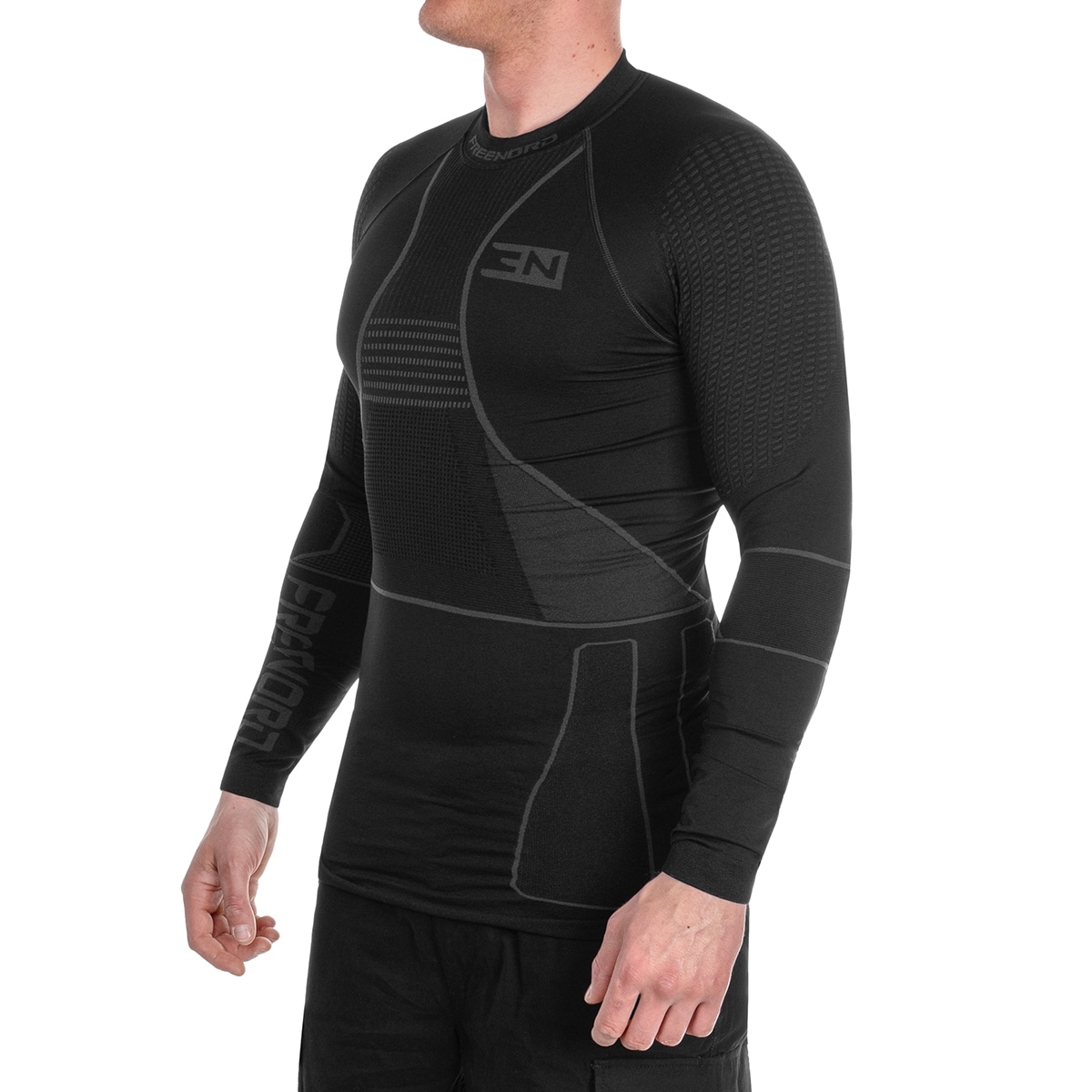 Bluză termoactivă FreeNord ThermoTech Evo Long Sleeve - Negru
