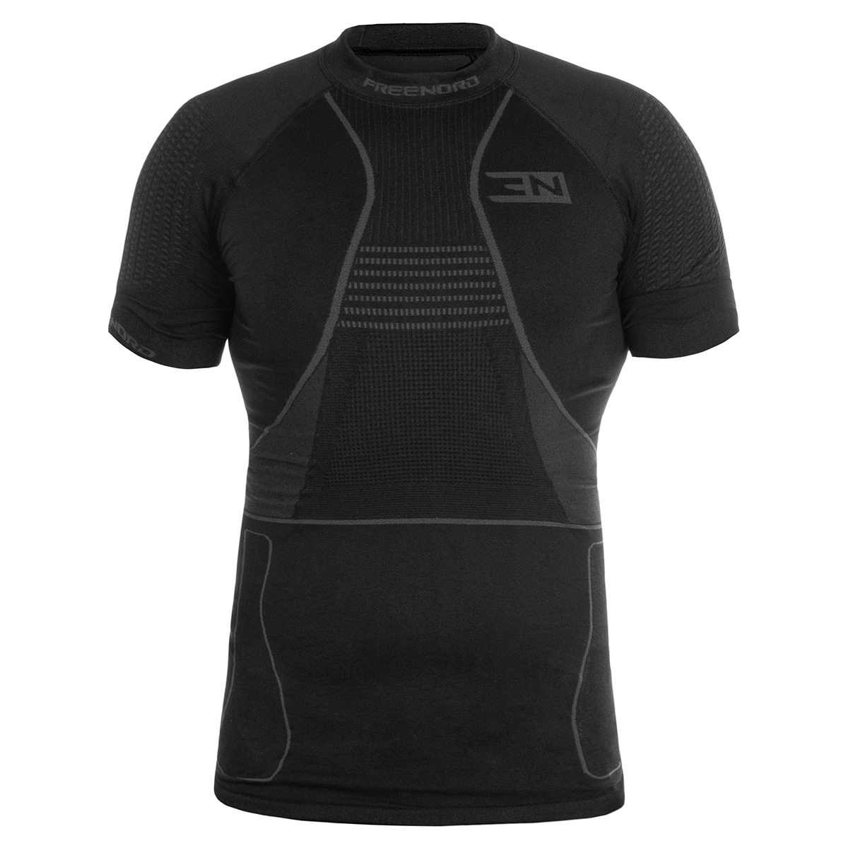 Tricou termoactiv FreeNord ThermoTech Evo Short Sleeve - Negru