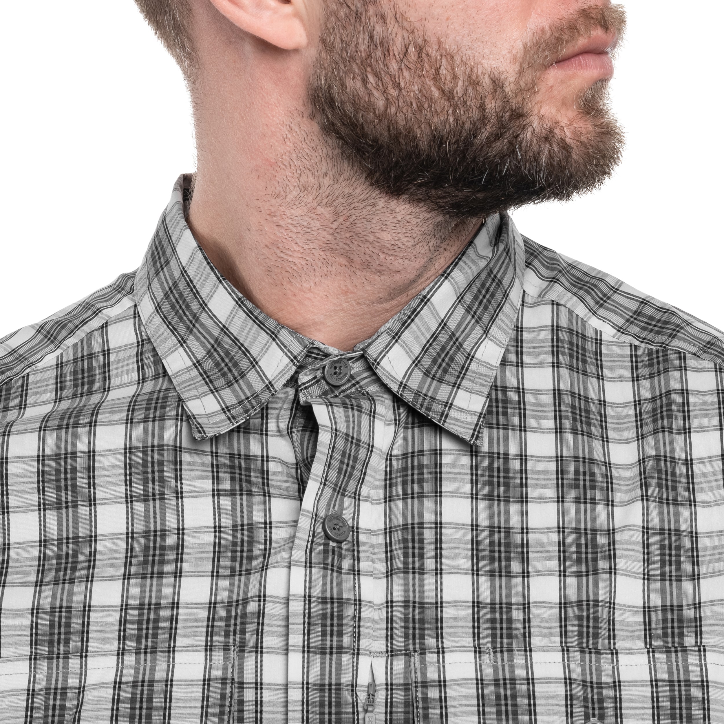 Cămașă Helikon Covert Concealed Carry - Foggy Grey Plaid