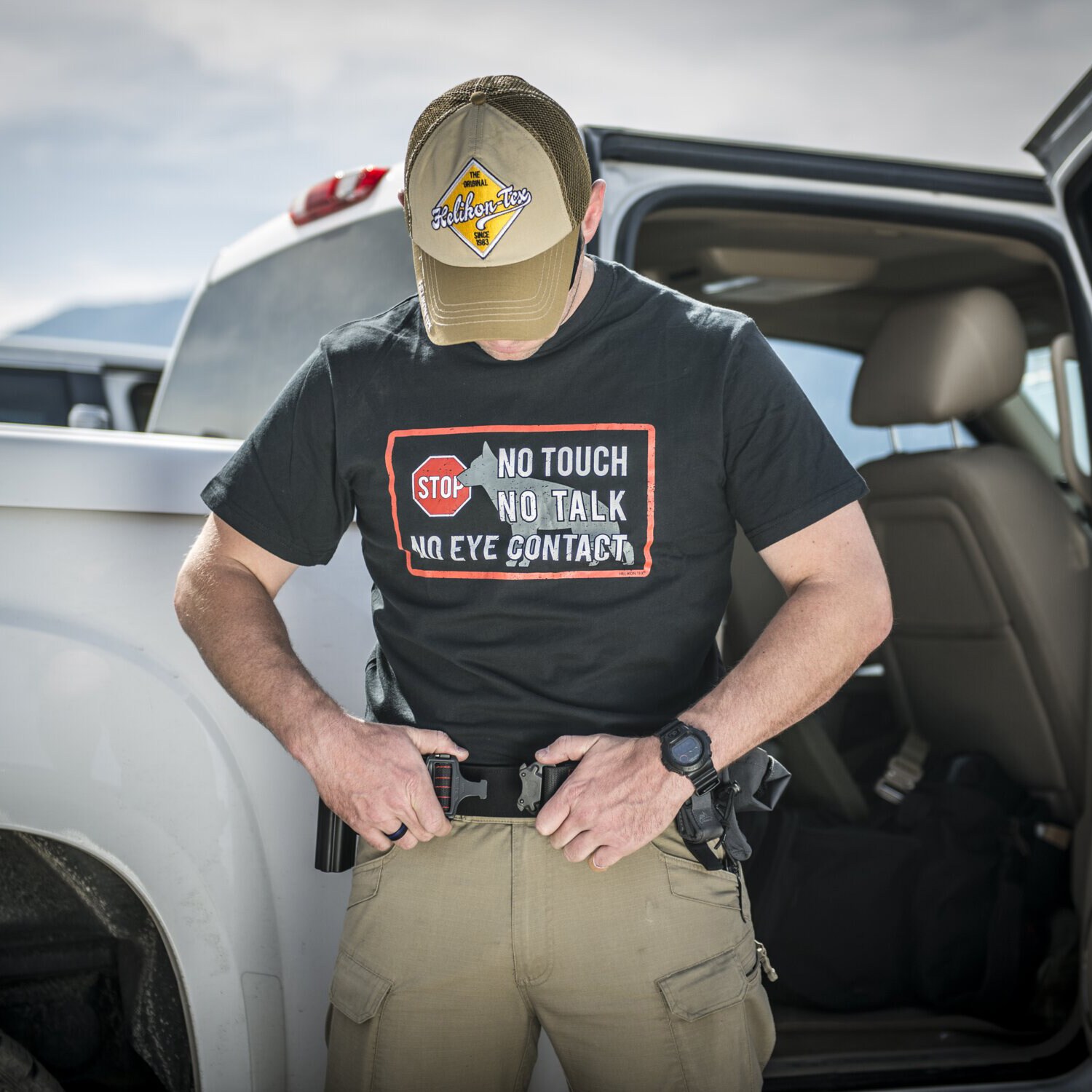 Centură tactică Helikon-Tex Competition Nautic Shooting Belt - Black/Red