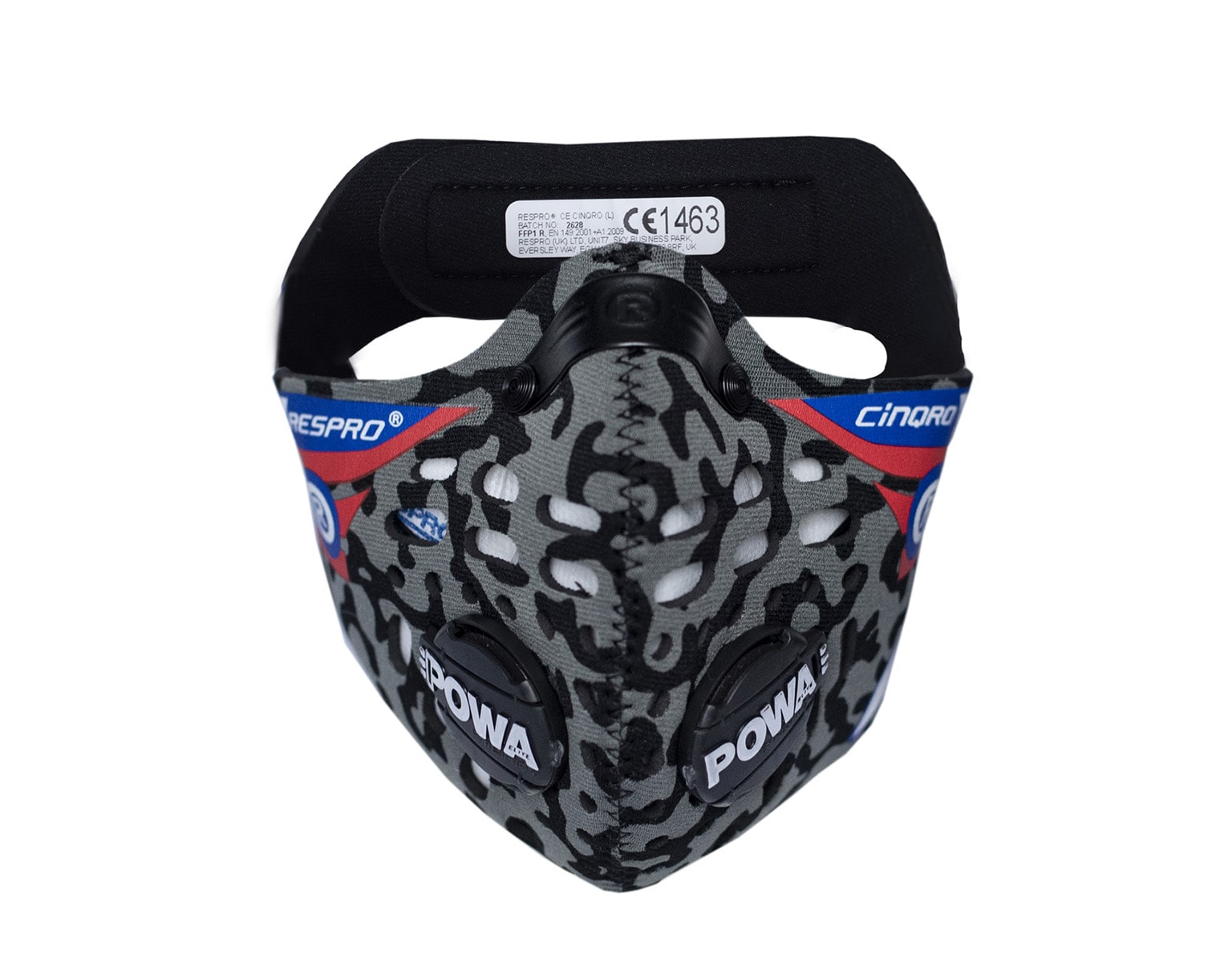 Mască anti-smog Respro CE Cinqro - Camo
